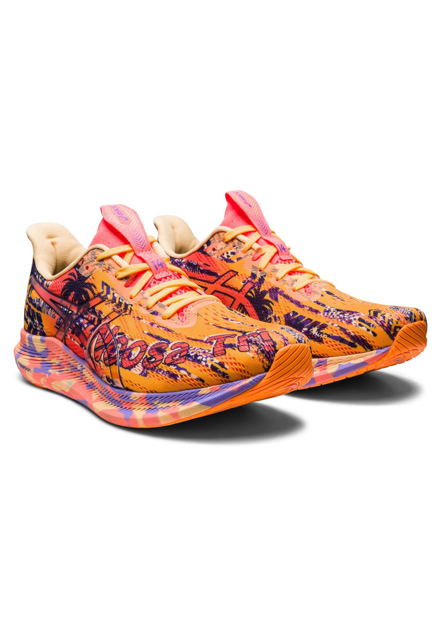 ASICS NOOSA TRI 14 - Competition running shoes - orange pop/blazing coral/orange