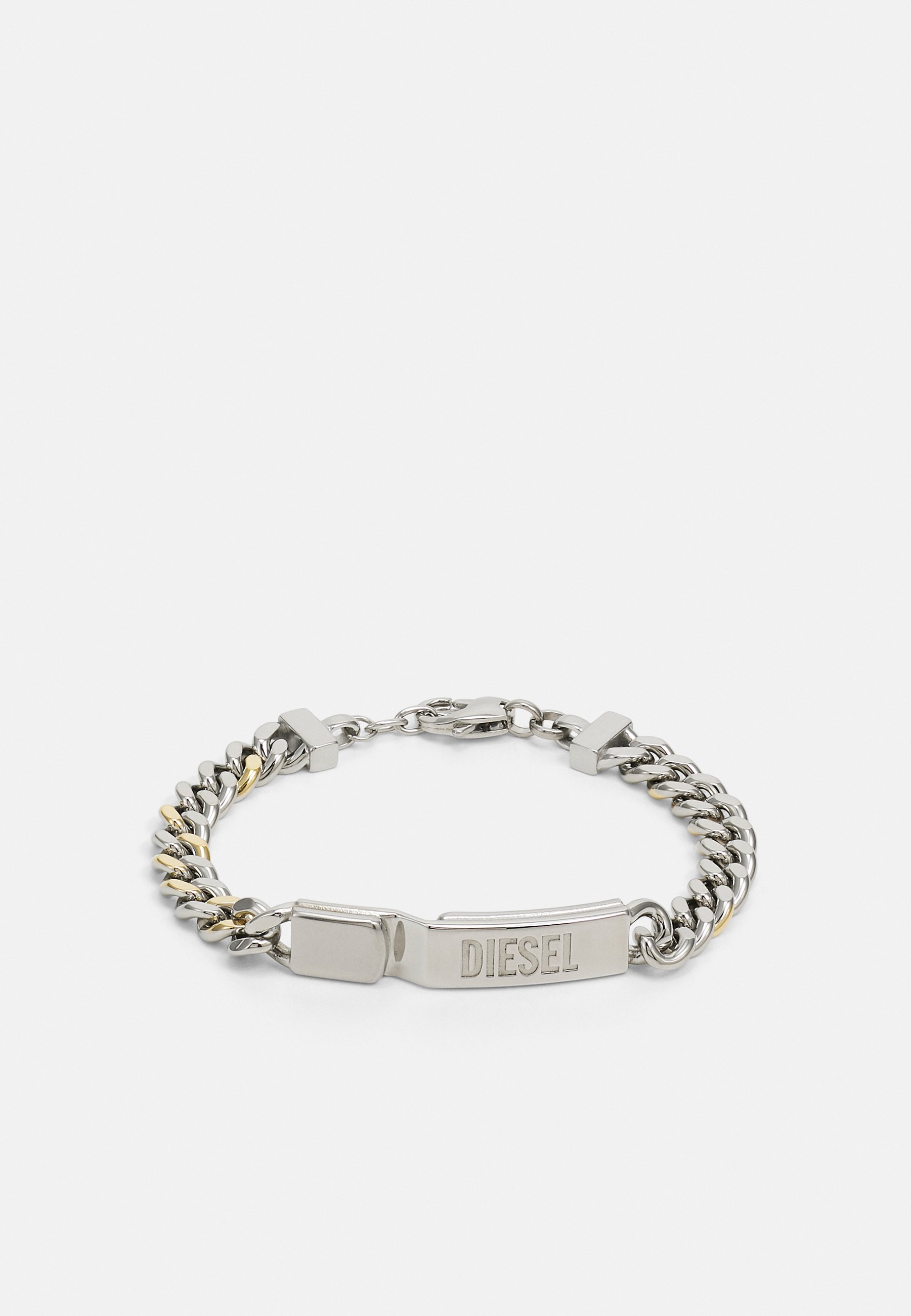 Diesel DIESEL STEEL STAINLESS STEEL BRACELET SILVER - Bracelet - silver-coloured/gold-coloured/silver-coloured