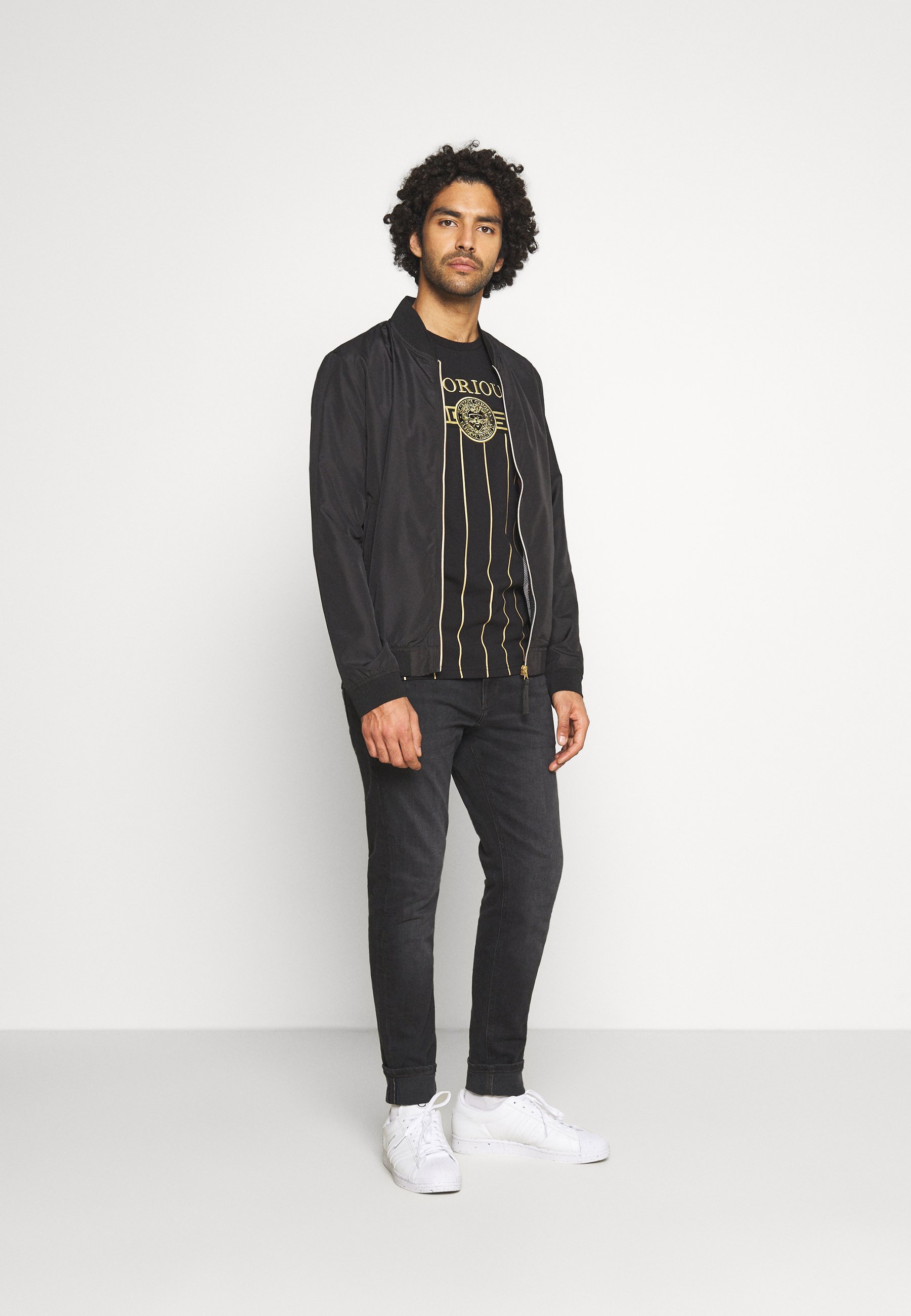 Jack &Jones JORCLUBING - Bomber Jacket - black