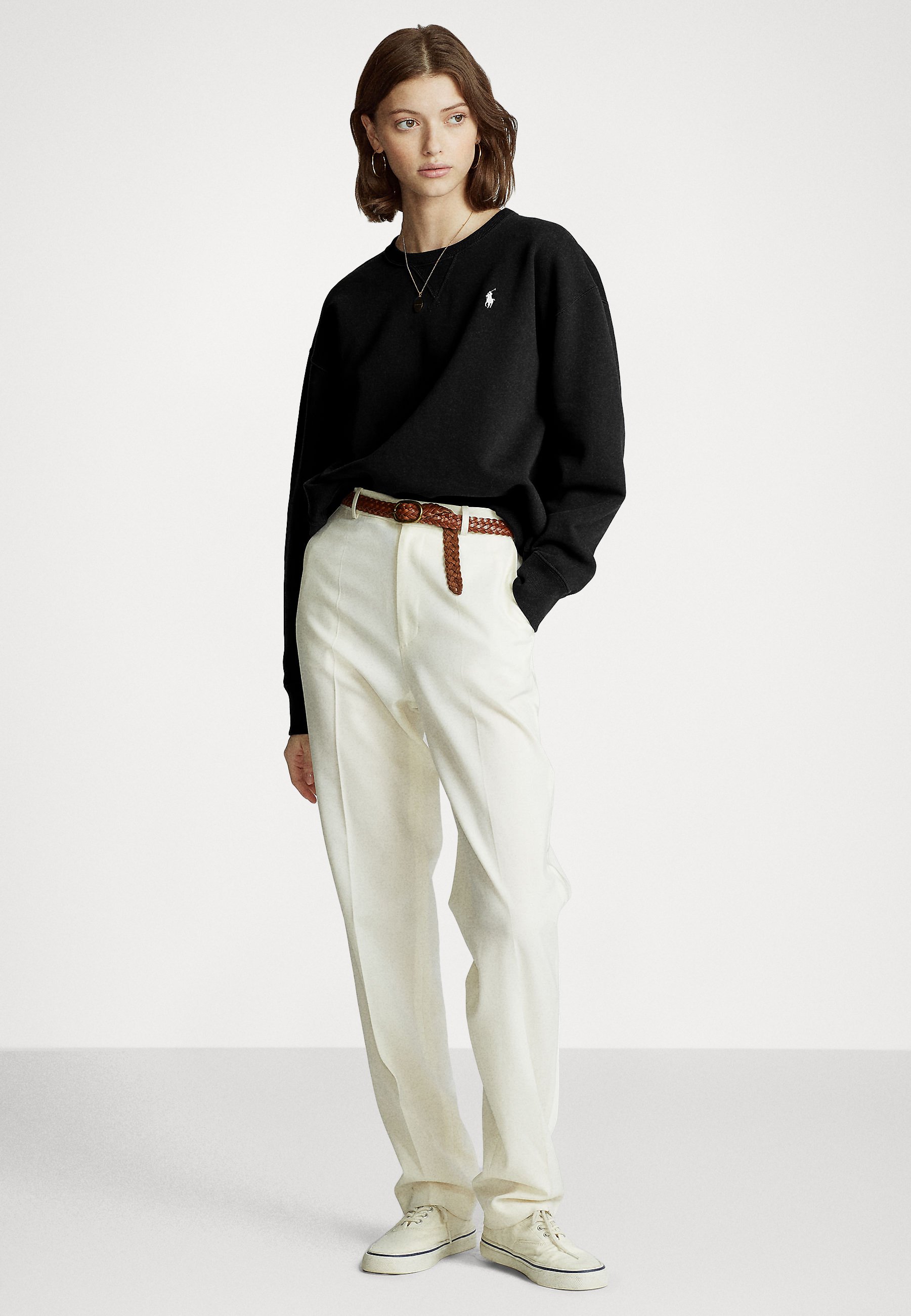 Polo Ralph Lauren LONG SLEEVE - Sweatshirt - black