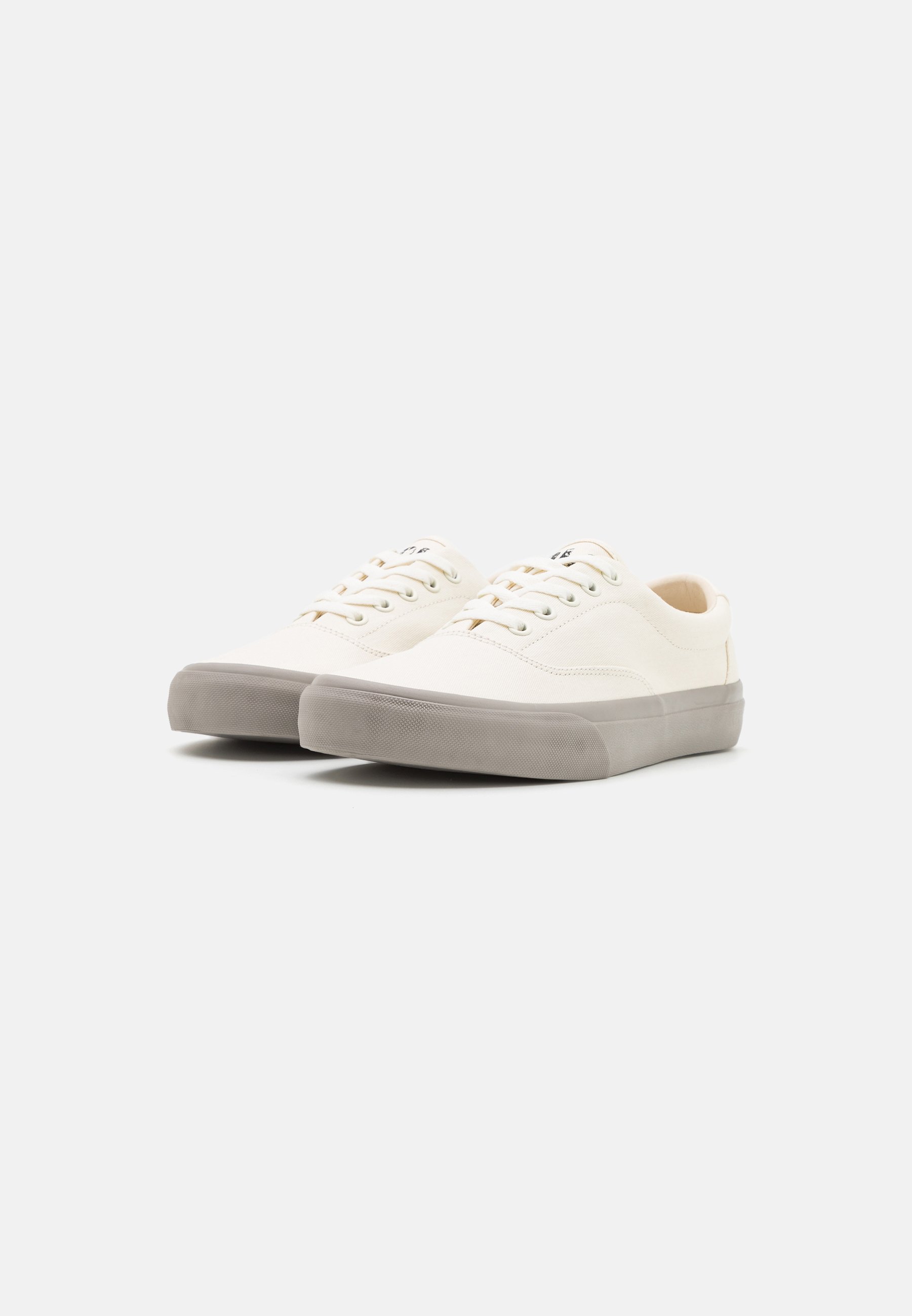 Polo Ralph Lauren KEATON TAB LACE UNISEX - Trainers - off-white/grey fog/off-white