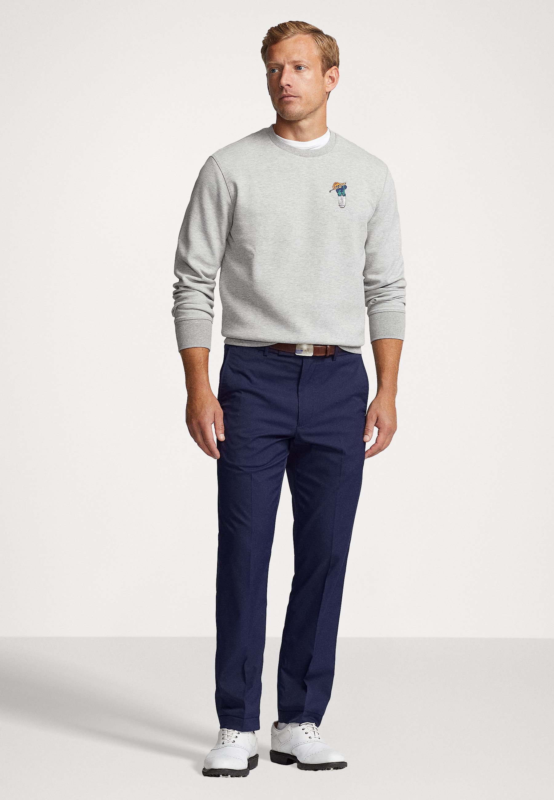 Polo Ralph Lauren BEAR LONG SLEEVE - Sweatshirt - light grey