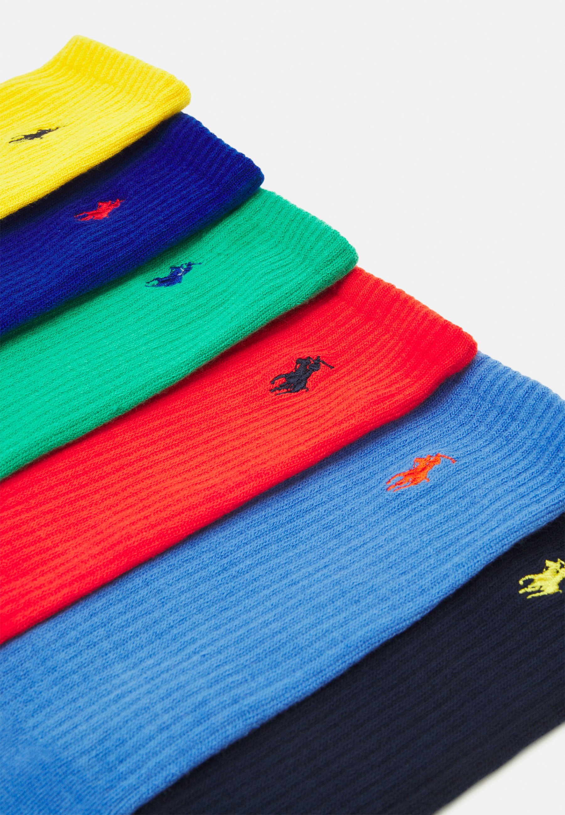 Polo Ralph Lauren SOLIDS CREW SOCK 6 PACK - Socks - blu/multi-coloured
