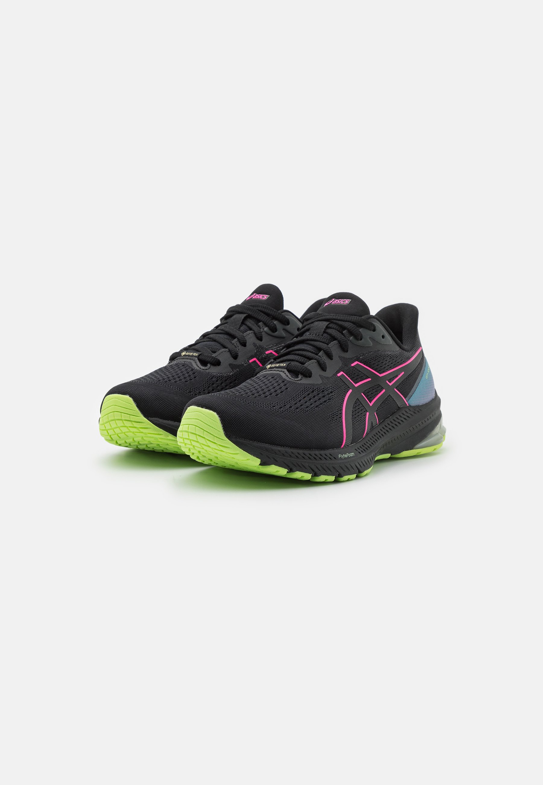 ASICS GT-1000 12 GTX - Stabilty running shoes - black/gris blue/black
