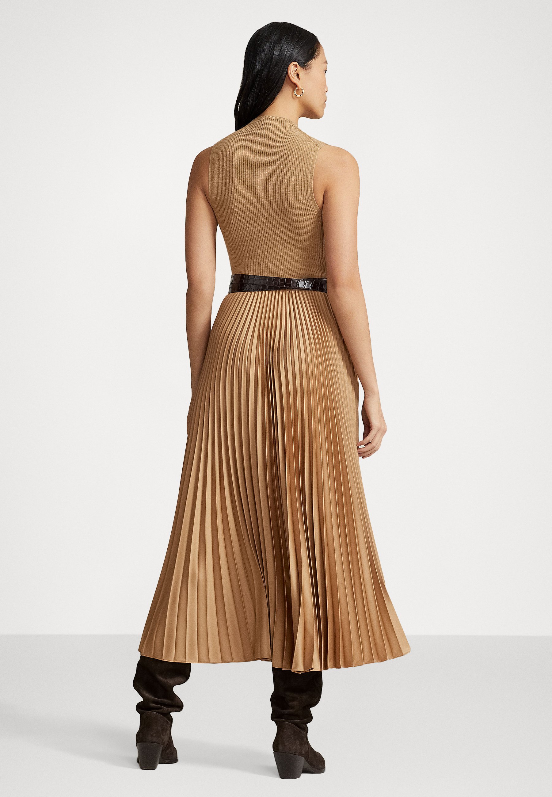 Polo Ralph Lauren WYNNA SLEEVELESS DRESS - Cocktail dress / Party dress - collection camel/camel