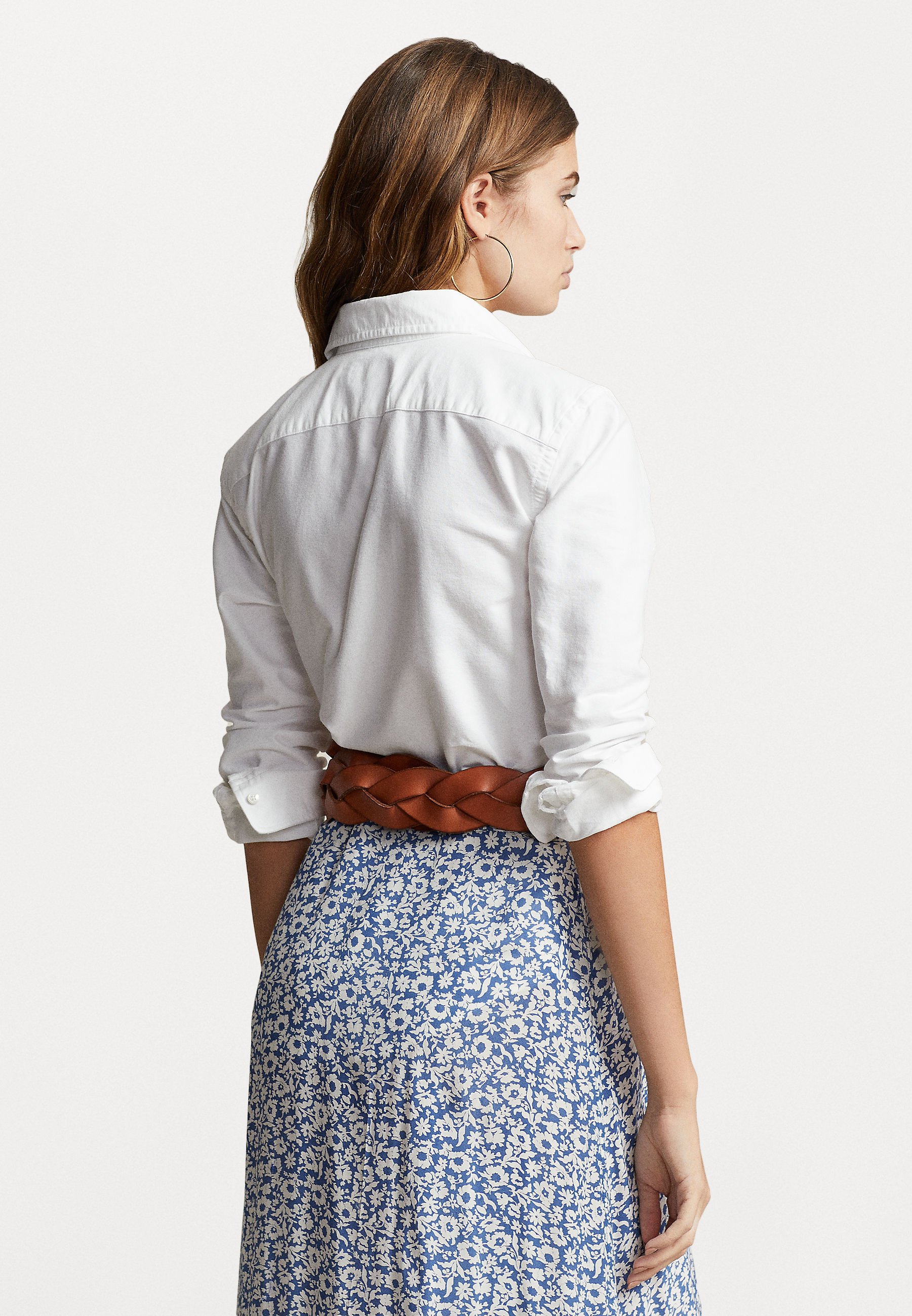 Polo Ralph Lauren OXFORD SHIRT - Button-down blouse -  white/white