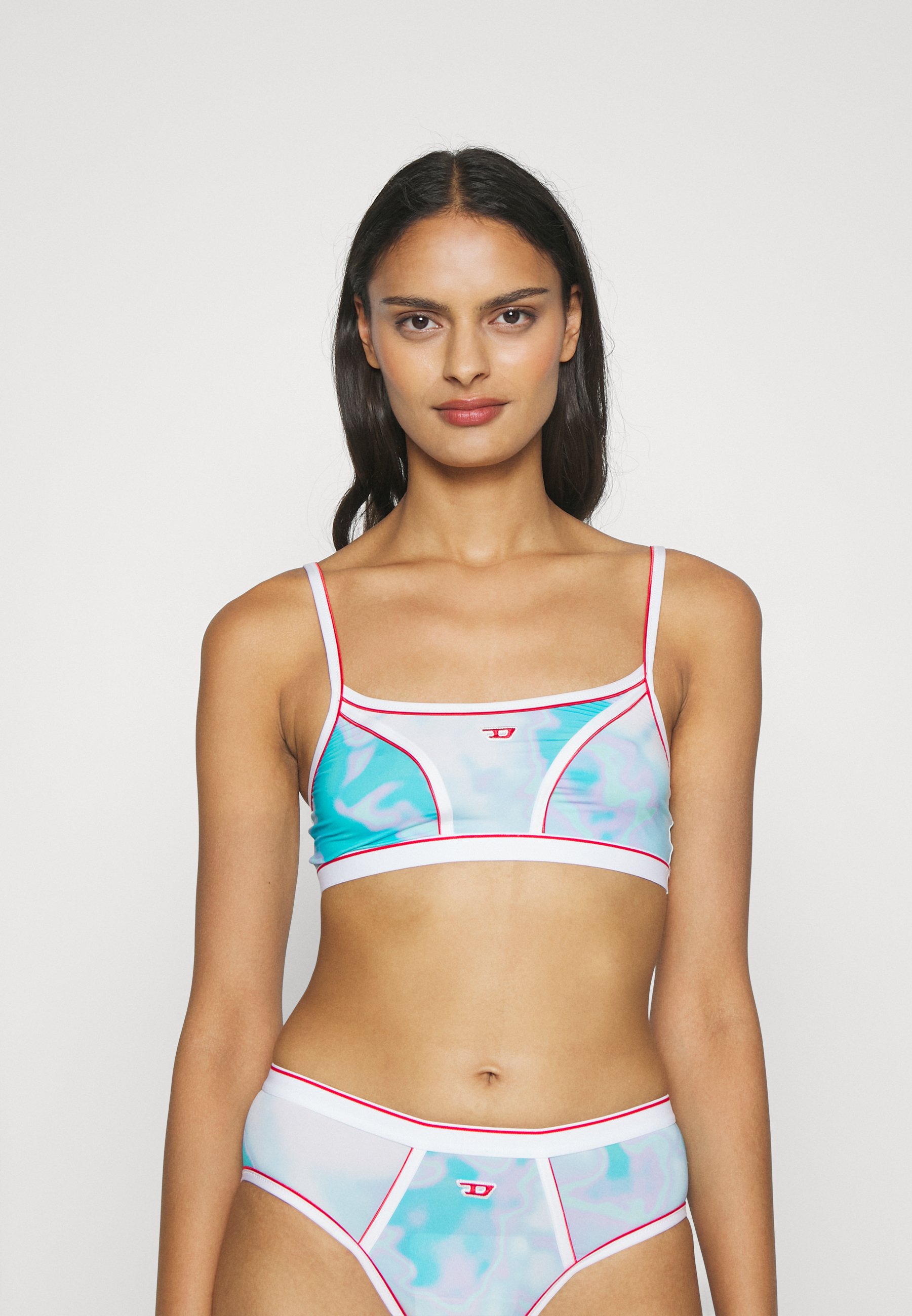 Diesel NIKIS - Bustier - light blue/blue