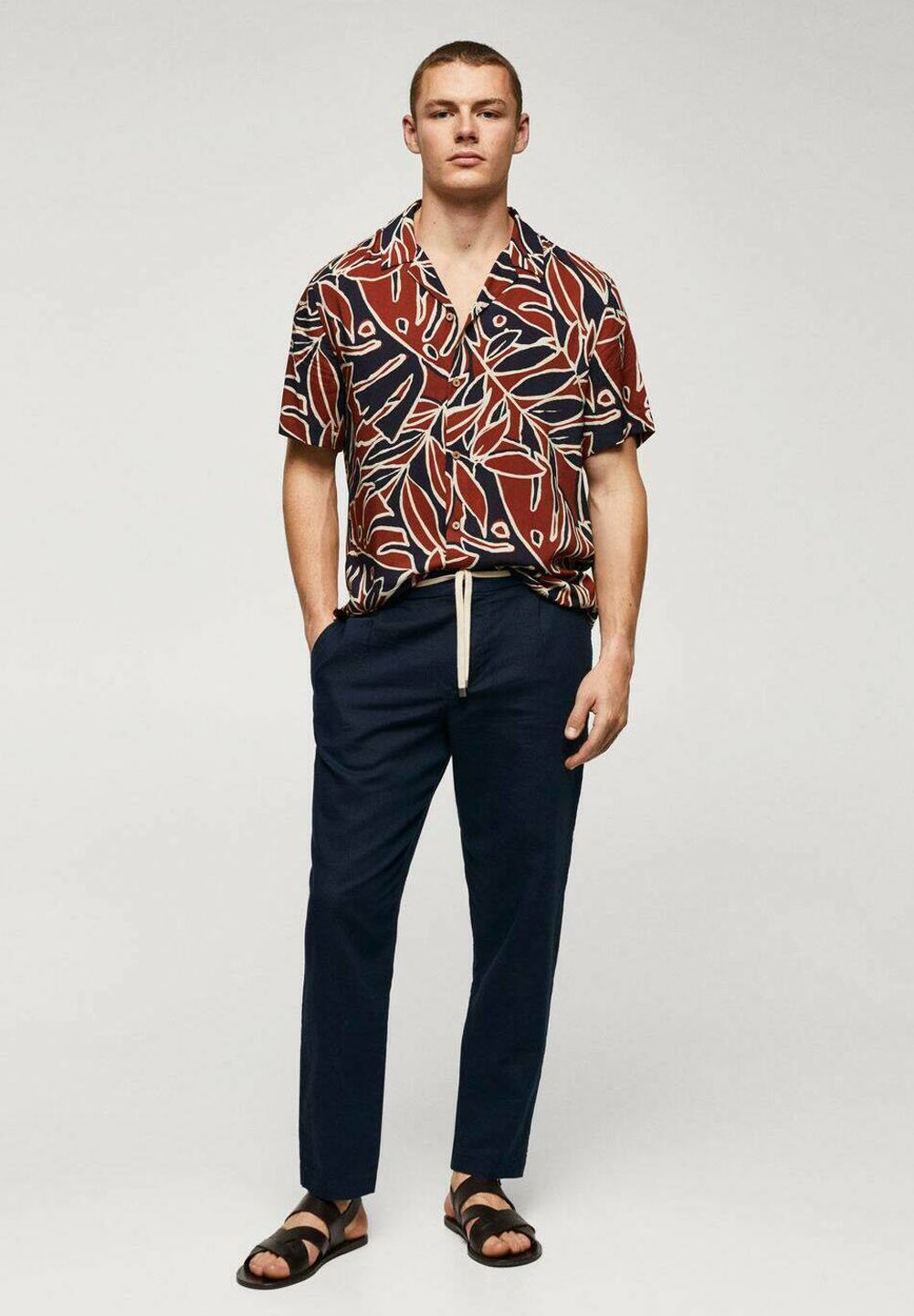 Mango CIOTAT - Shirt - kasztanowy/bordeaux