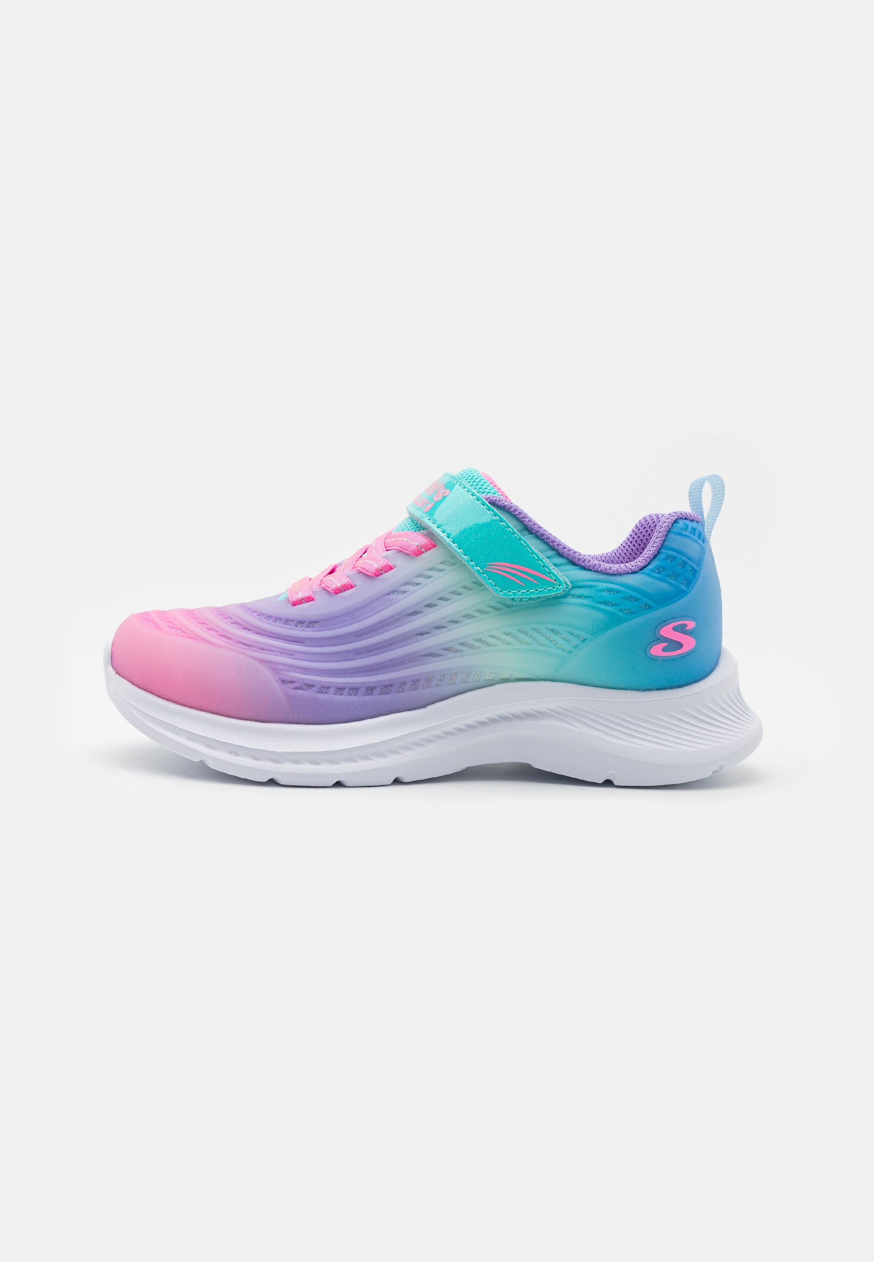 Skechers GLITTER TRANSLUCENT GORE STRAP - Trainers - turquoise/multi-coloured/turquoise