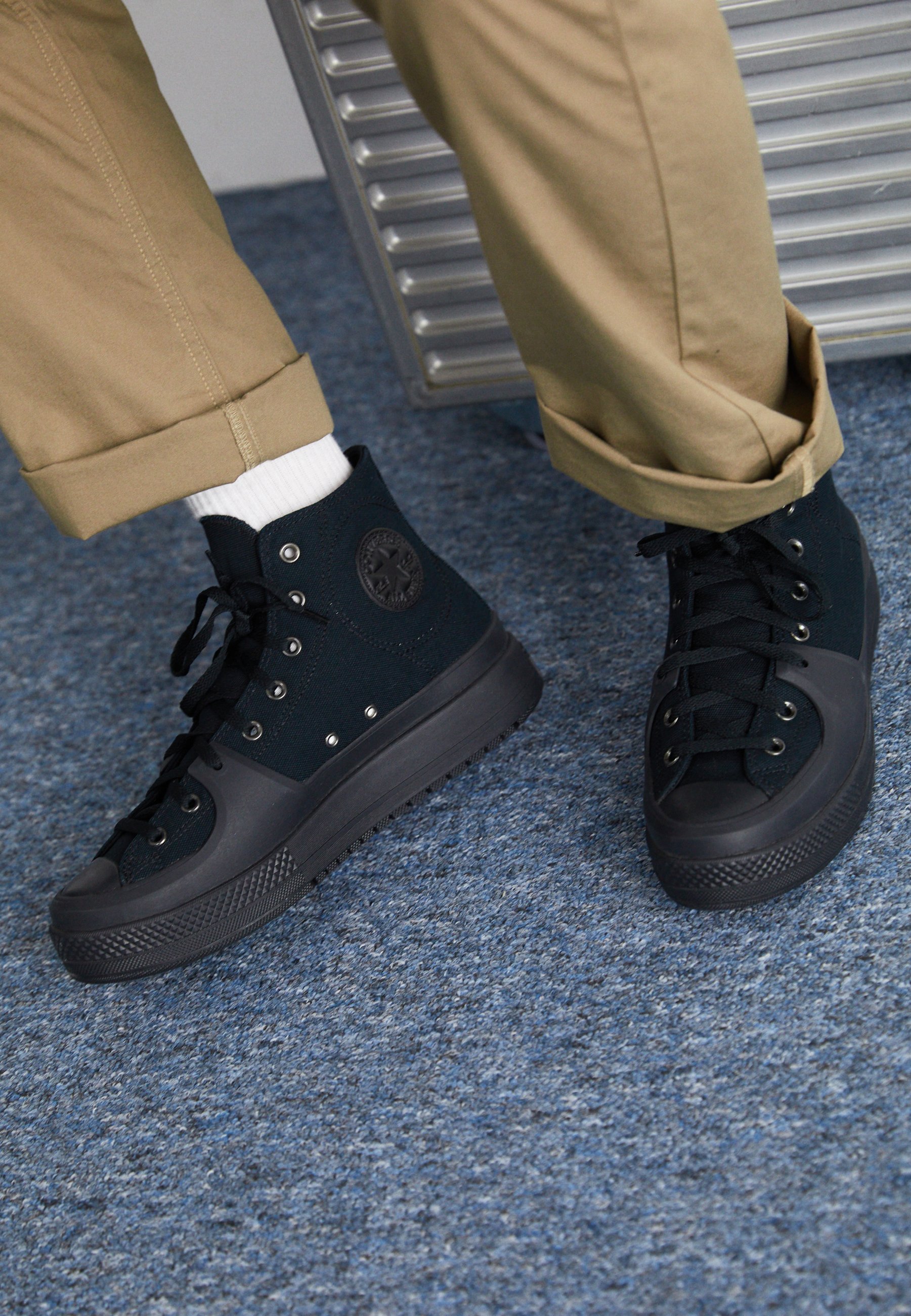 Converse CHUCK TAYLOR ALL STAR CONSTRUCT UNISEX - High-top trainers - black