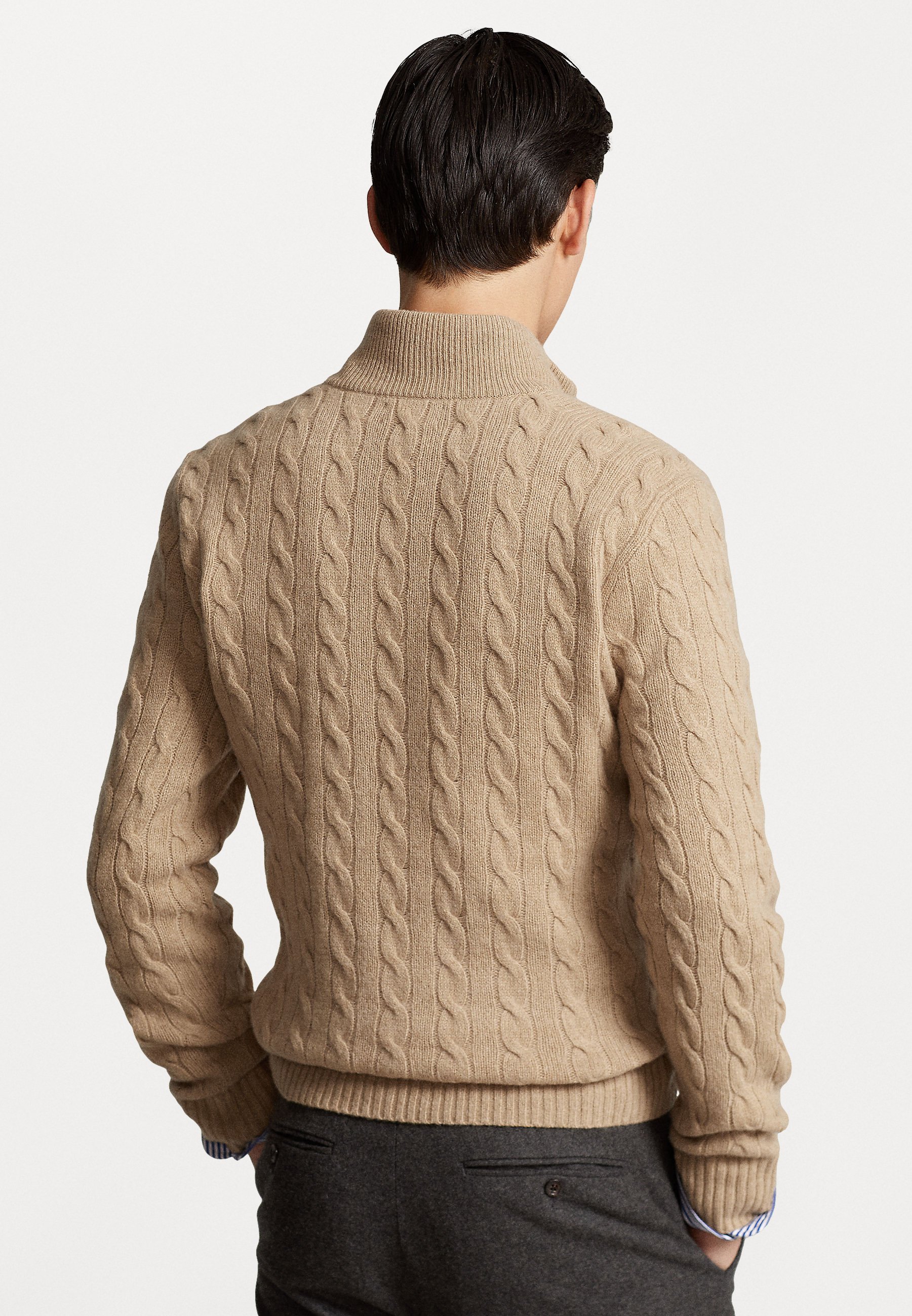 Polo Ralph Lauren LONG SLEEVE - Jumper - camel melange/camel
