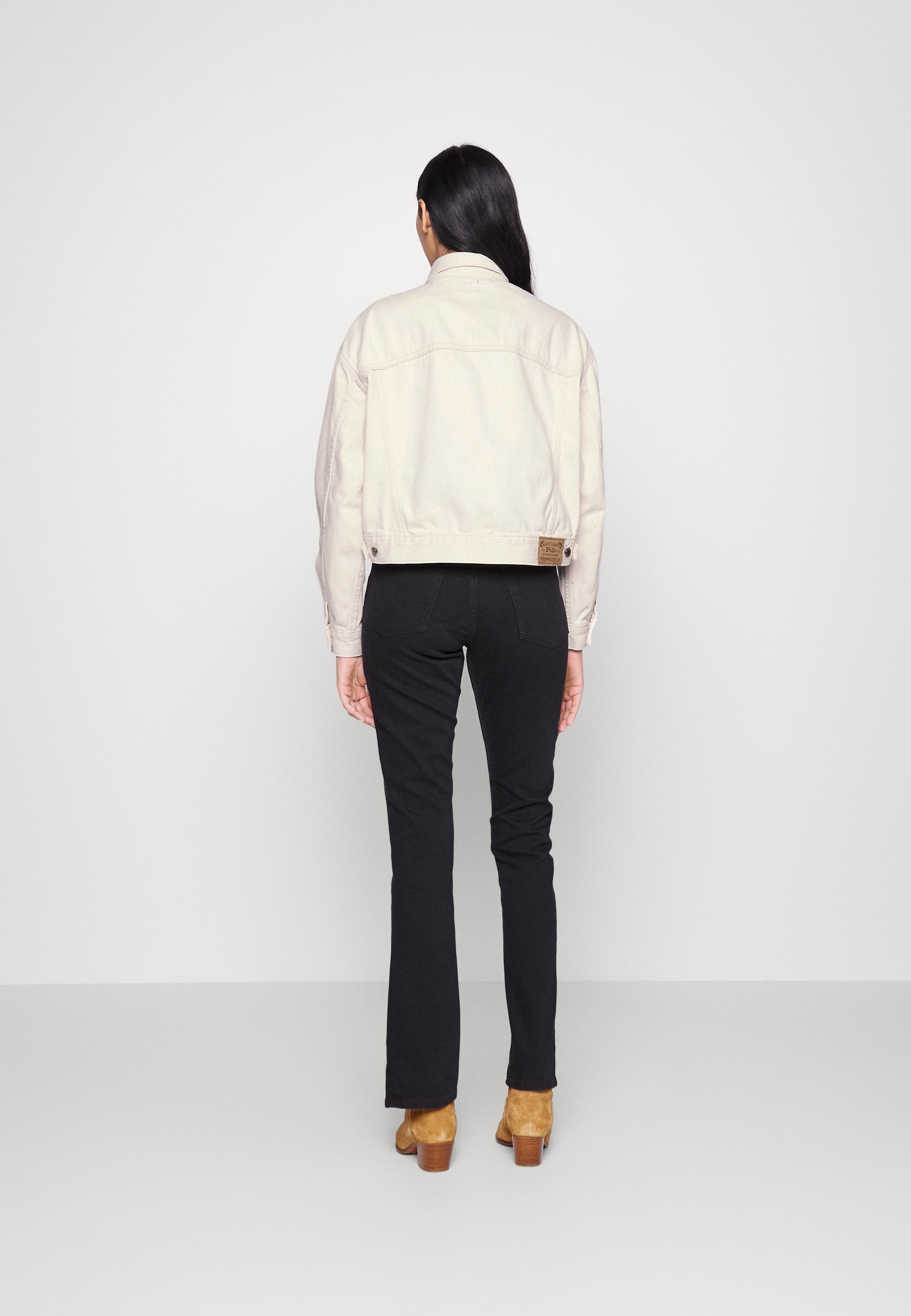 Polo Ralph Lauren UNLINED TRUCKER JACKET - Denim jacket - alsephina wash/beige
