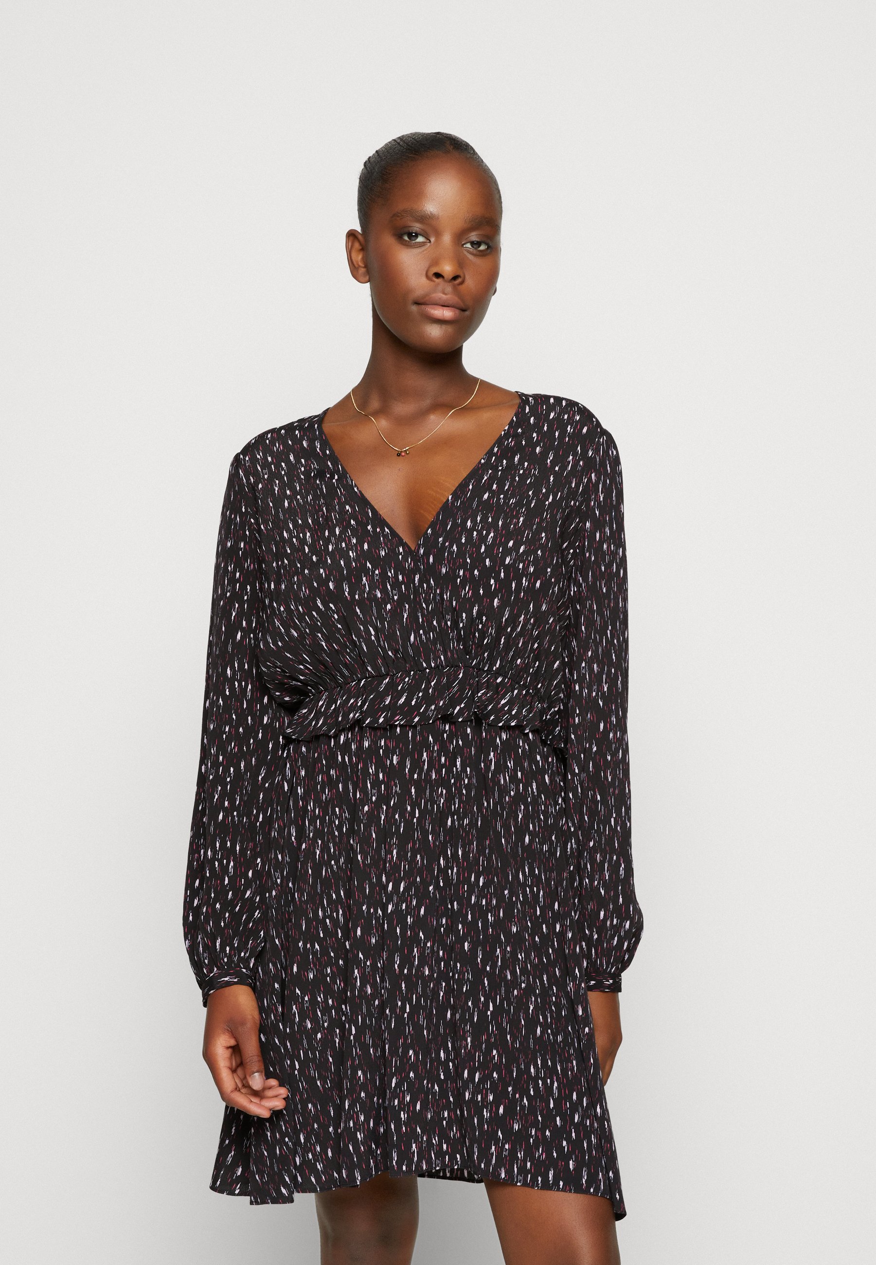 Scotch & Soda WRAPPED SHORT DRESS SET - Day dress - ikat rain/multi-coloured
