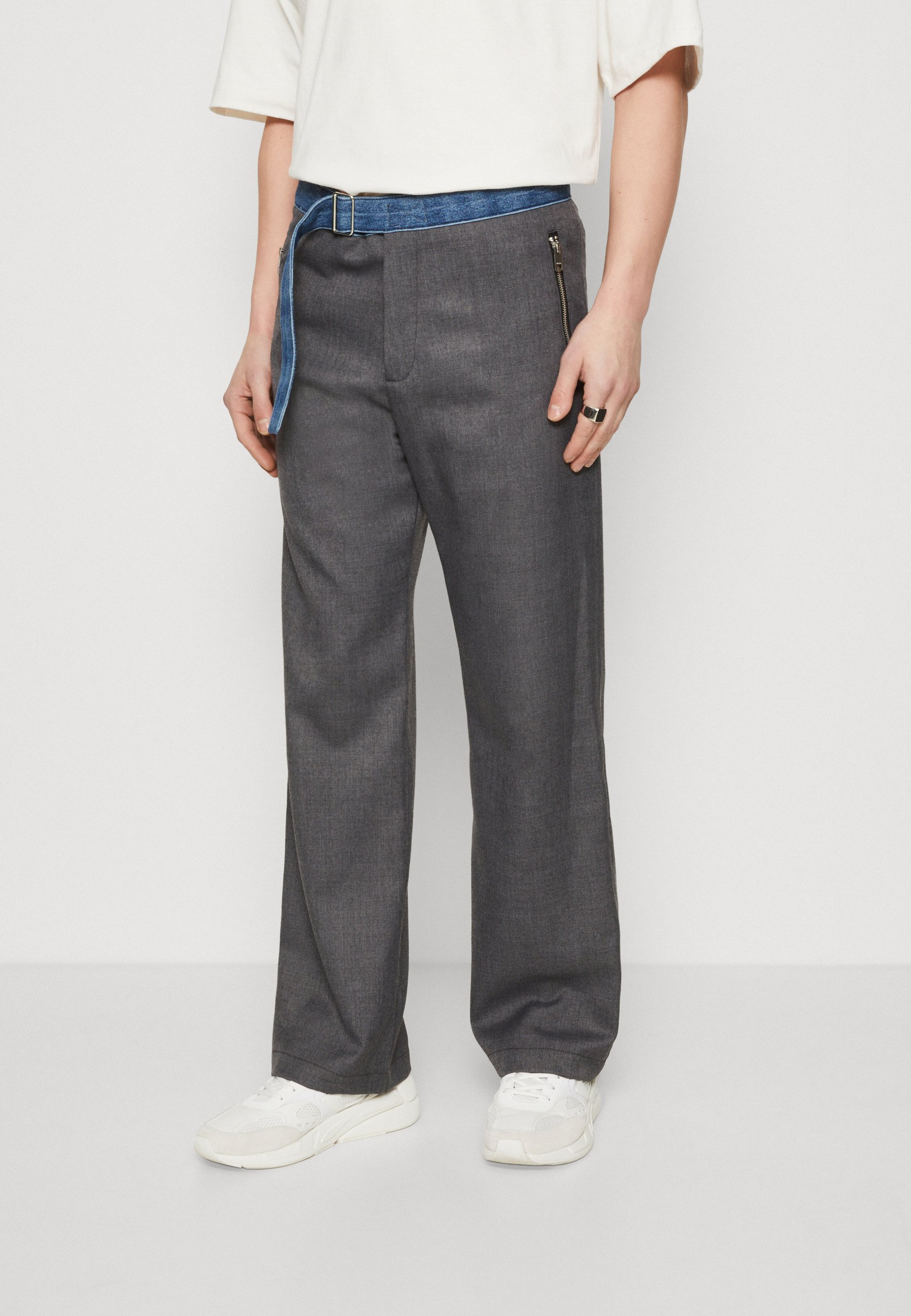 Diesel Trousers - gray/grey