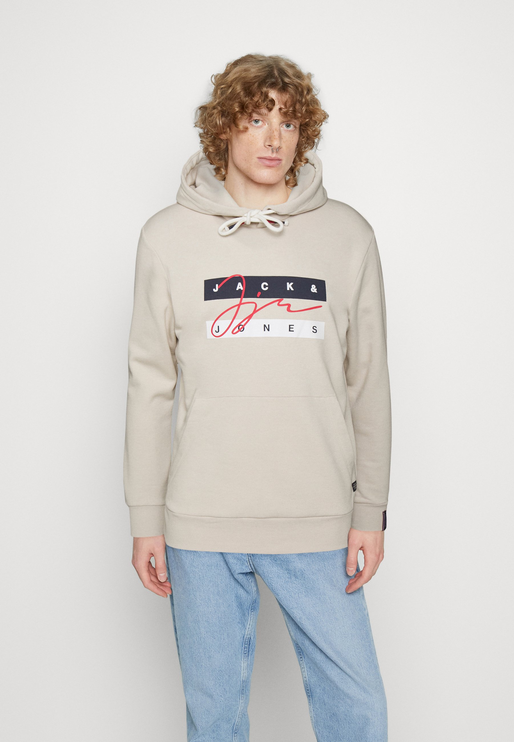 Jack &Jones JORJOSH - Hoodie - moonbeam/off-white