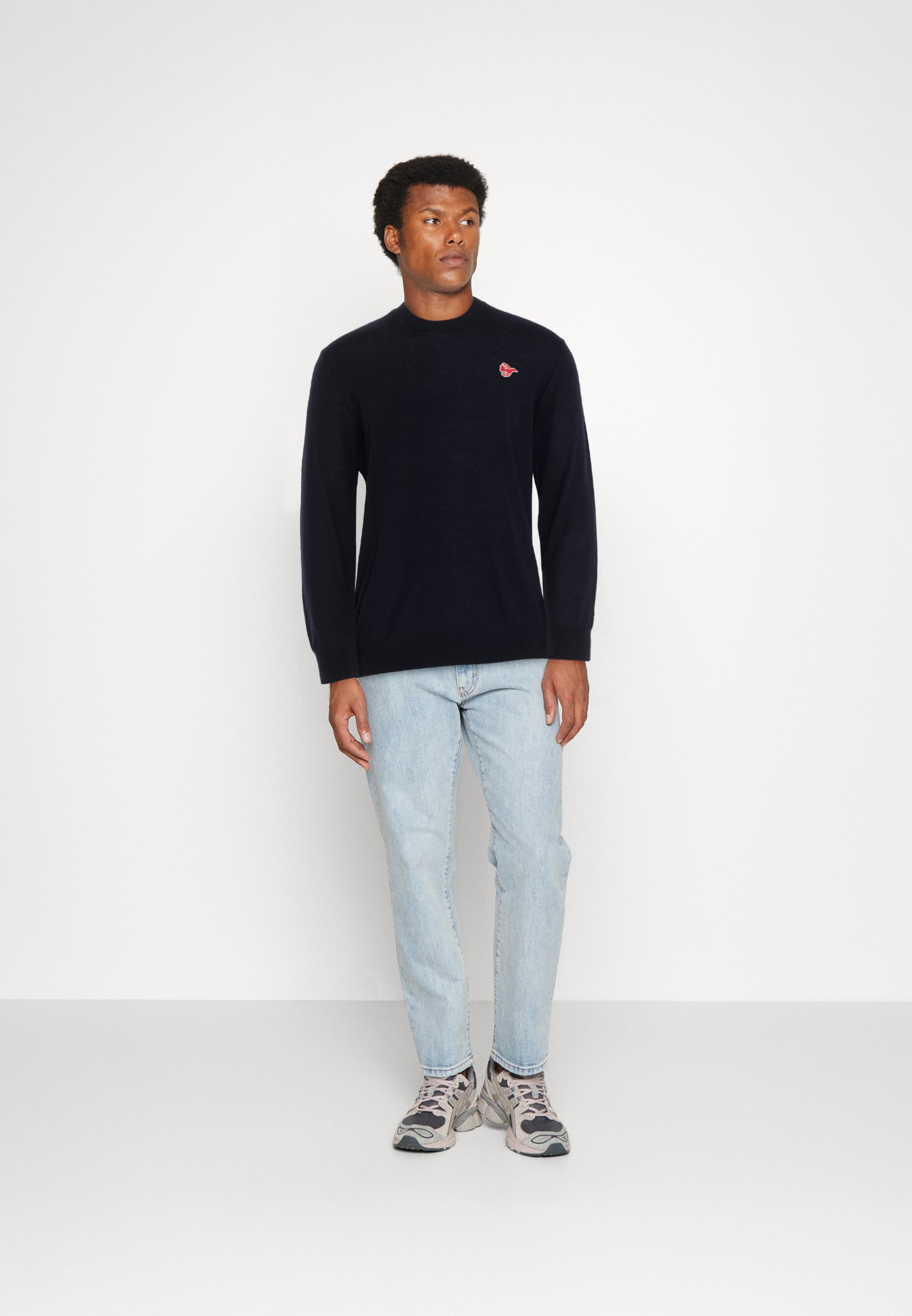 Scotch & Soda REGULAR FIT FREE SPIRIT BIRD - Jumper - night/dark blue