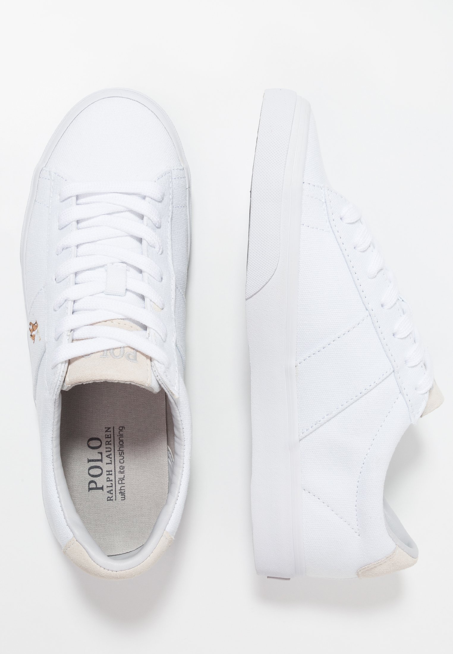 Polo Ralph Lauren SAYER CANVAS SNEAKER - Trainers - white