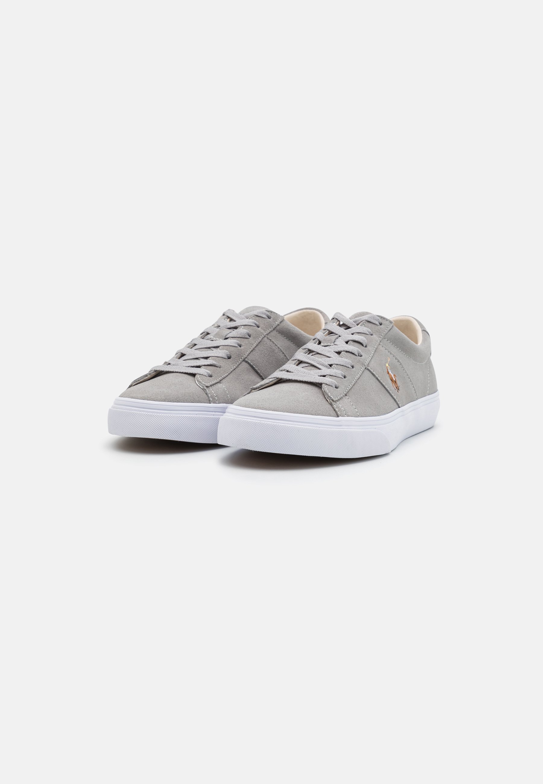 Polo Ralph Lauren SAYER LACE UNISEX - Trainers - soft grey/grey