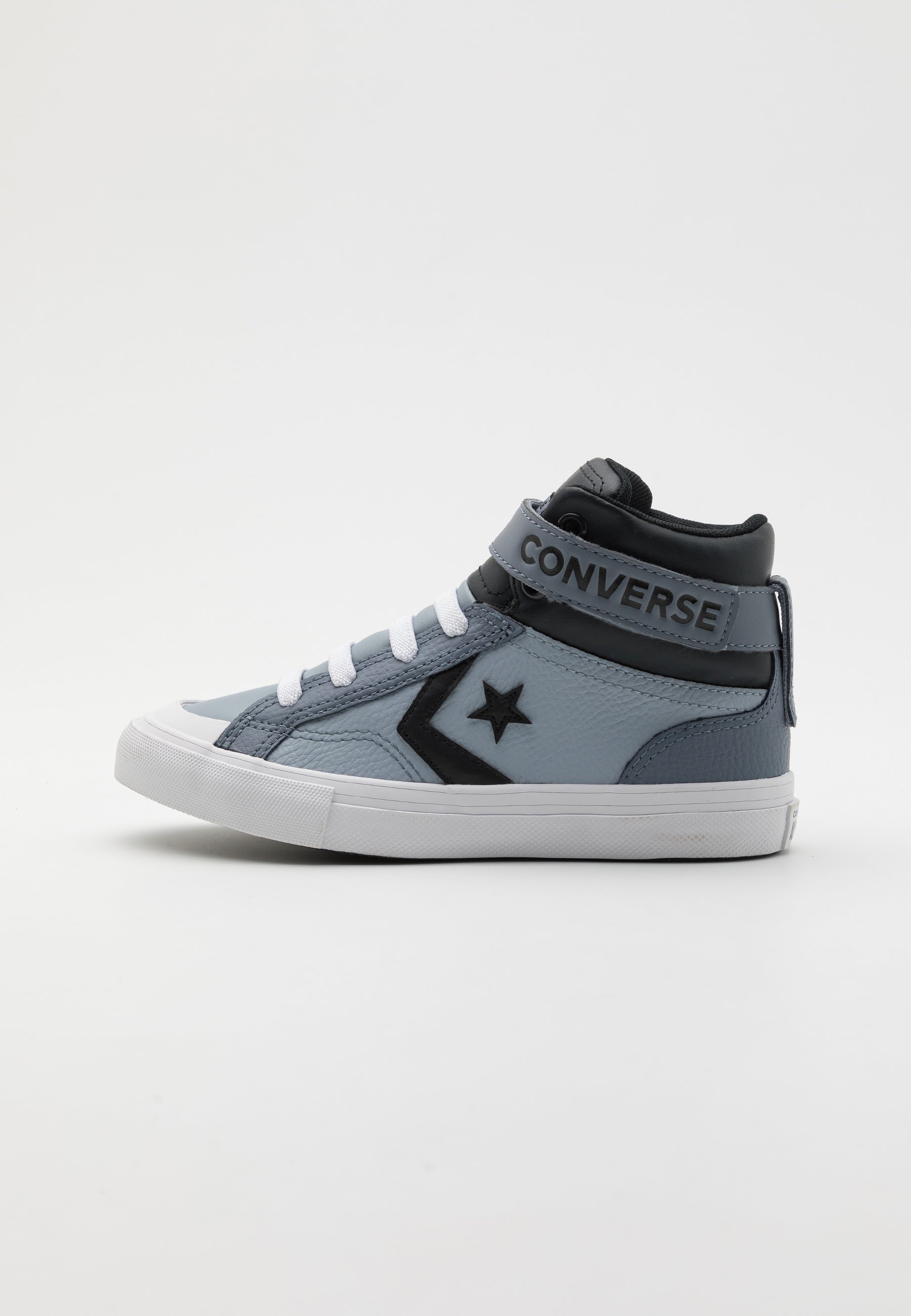 Converse PRO BLAZE STRAP VINTAGE ATHLETIC KID UNISEX - High-top trainers - heirloom silver/black/white/light blue