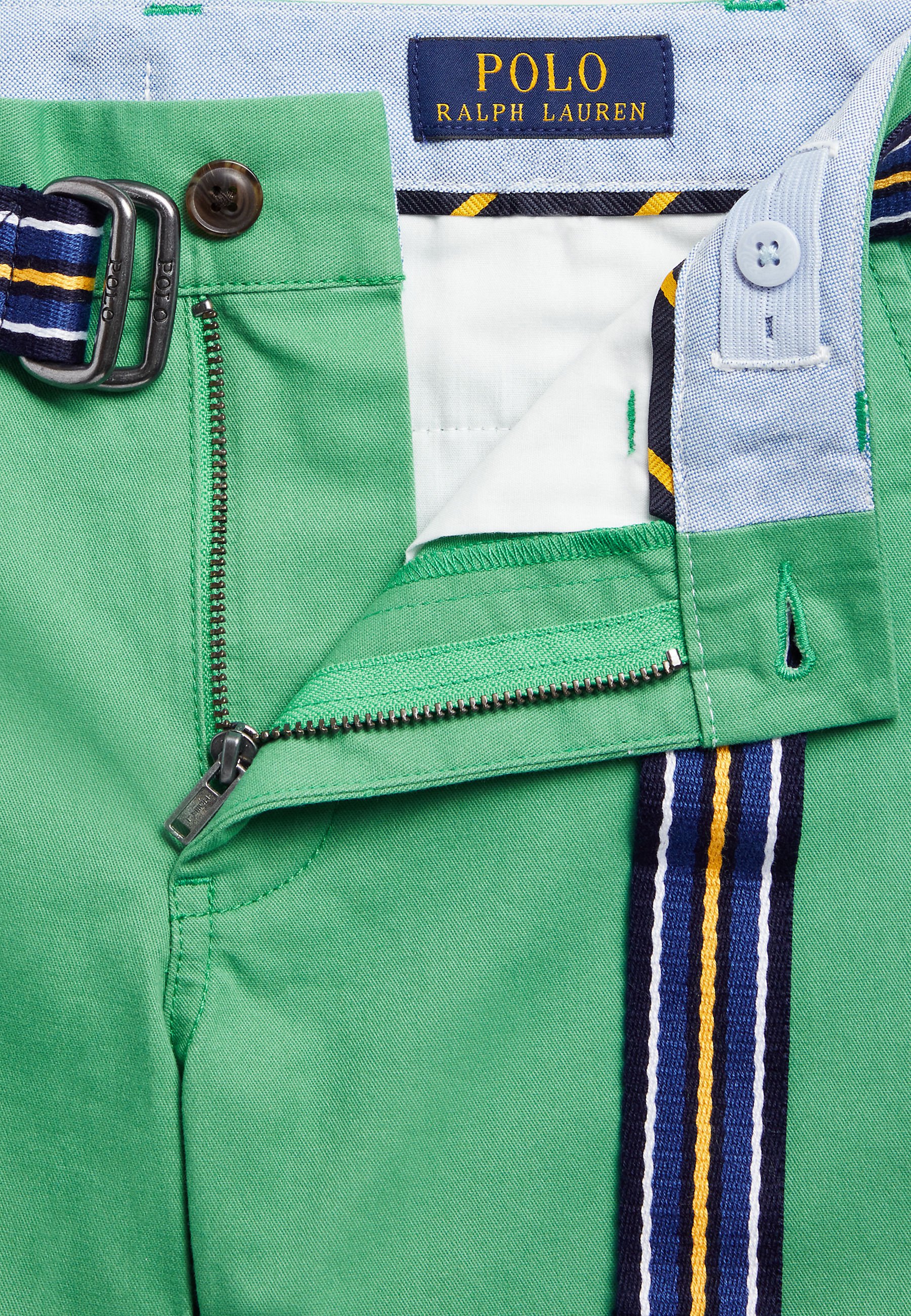 Polo Ralph Lauren BEDFORD PANTS FLAT FRONT - Trousers - raft green/green