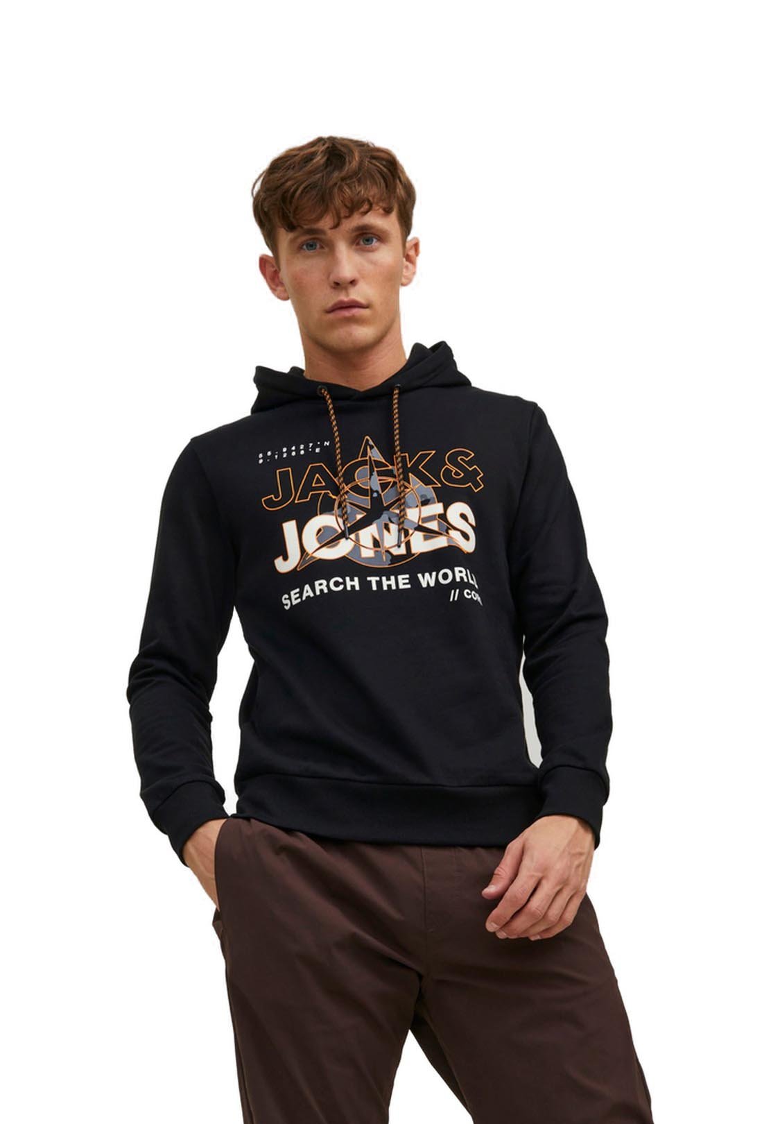 Jack &Jones JCOHUNT - Hoodie - black
