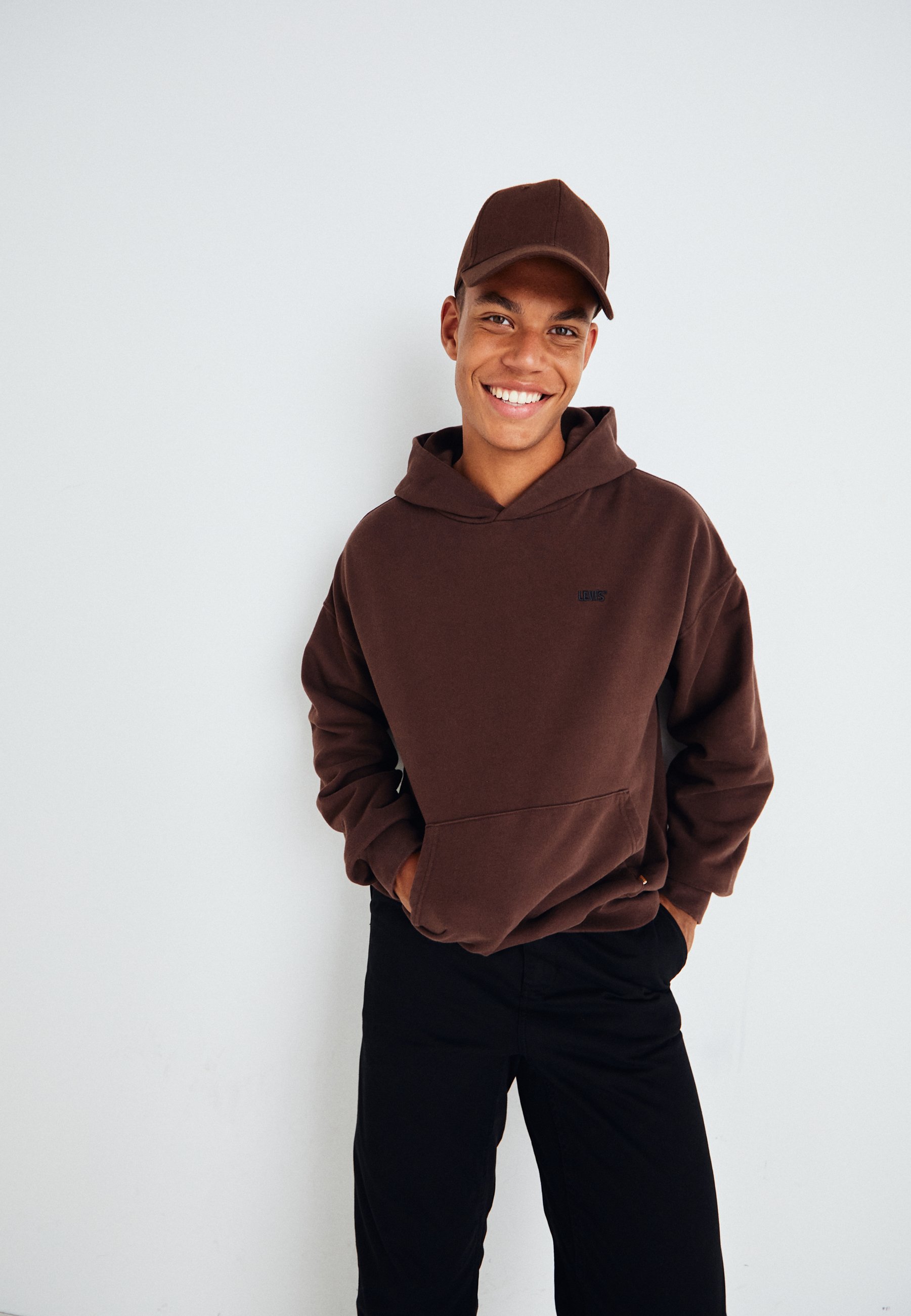 Levi's® GOLD TAB HOODIE - Sweatshirt - puce/brown