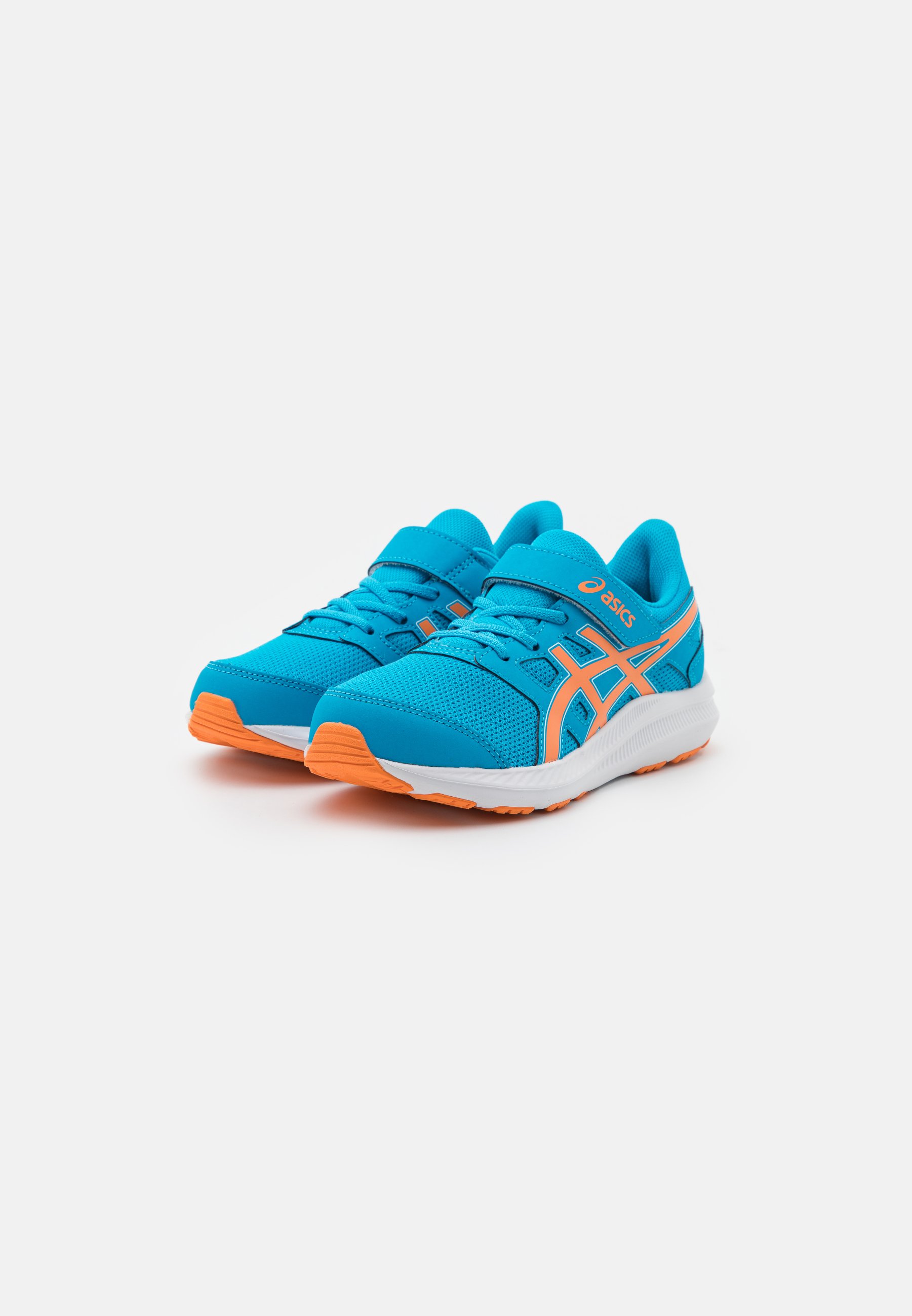 ASICS JOLT 4 UNISEX - Neutral running shoes - island blue/sun peach/blue