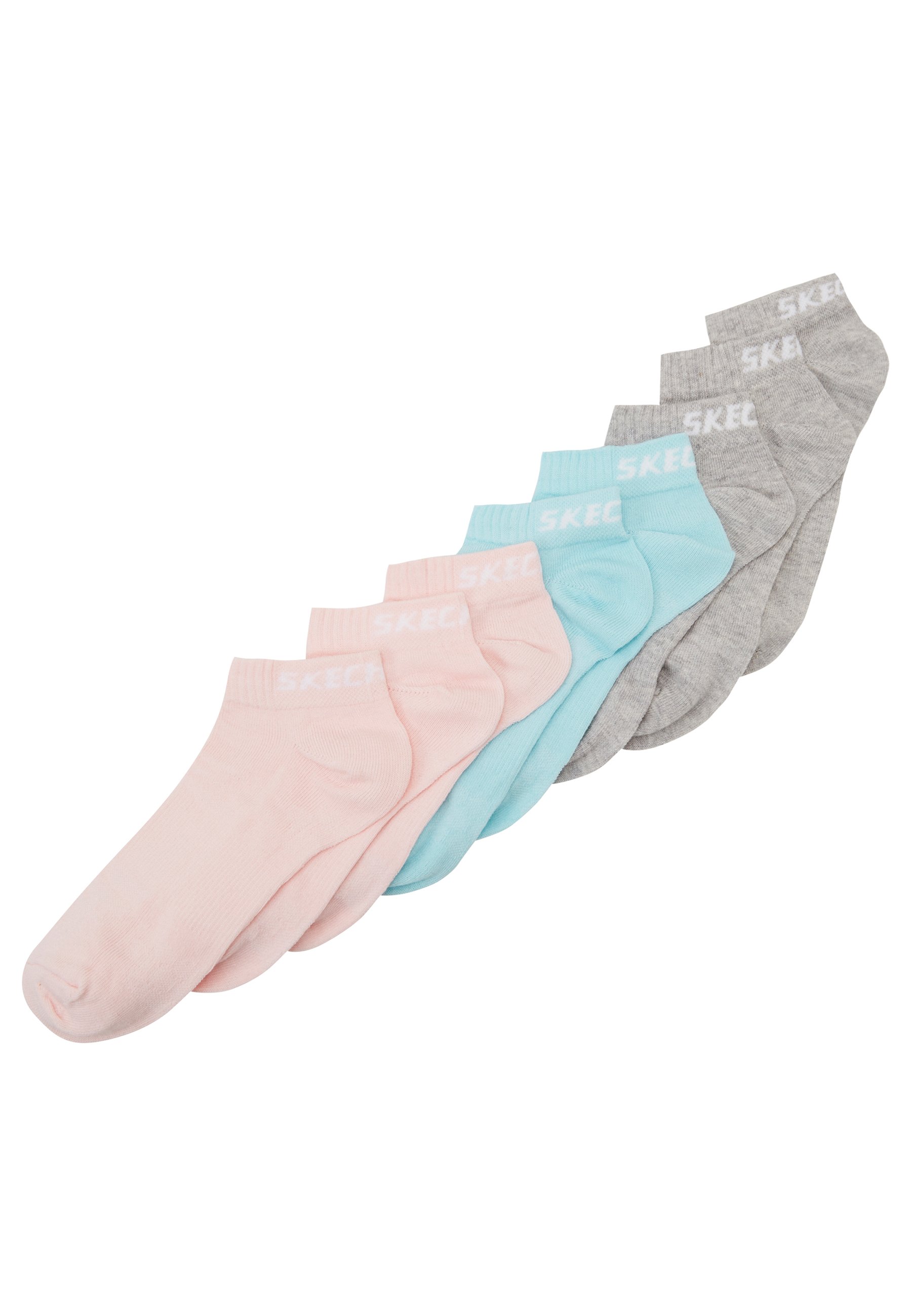 Skechers BASIC SNEAKER VENTILATION 8 PACK - Socks - turquoise