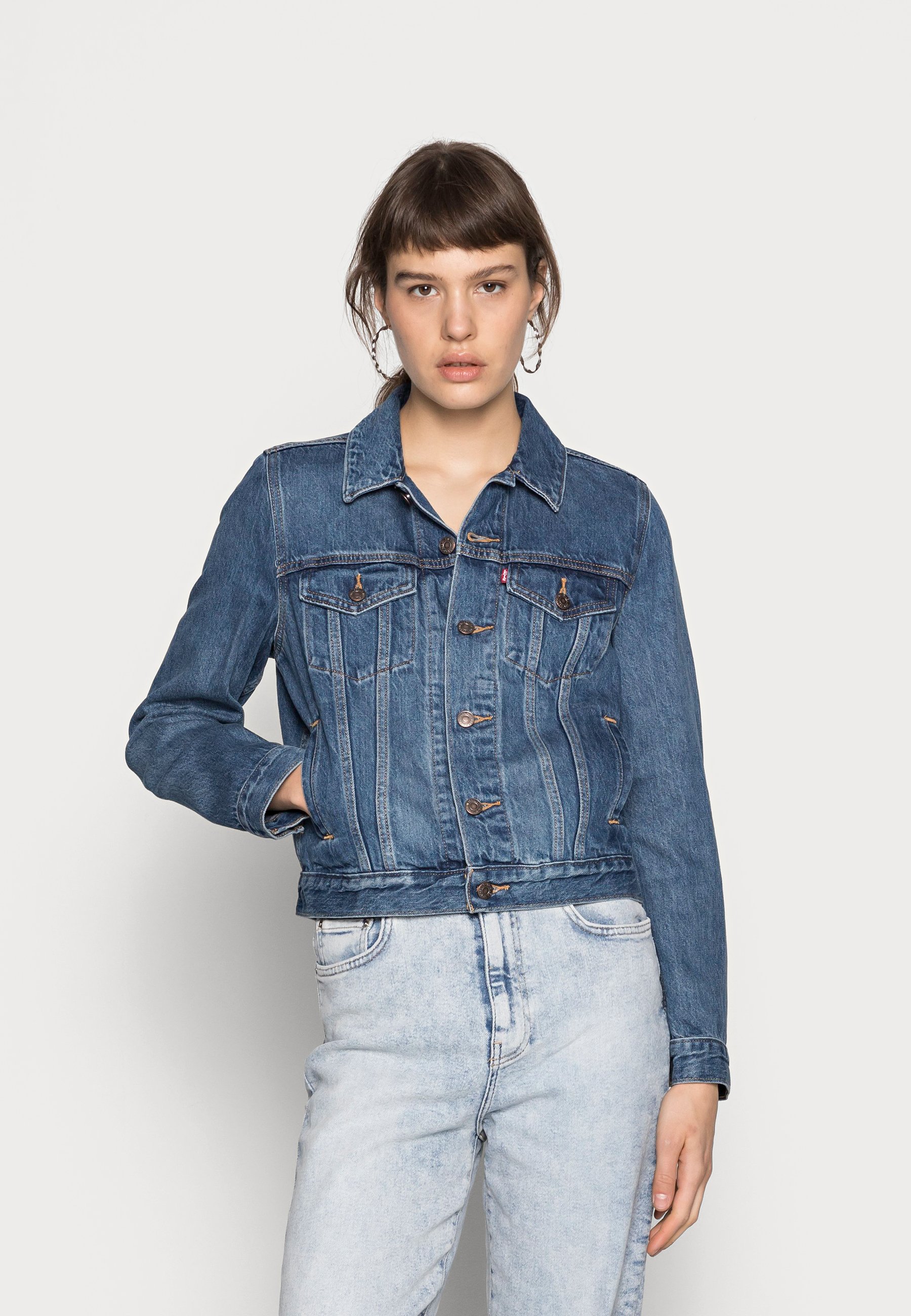 Levi's® ORIGINAL TRUCKER - Denim jacket - soft as butter dark/blue denim