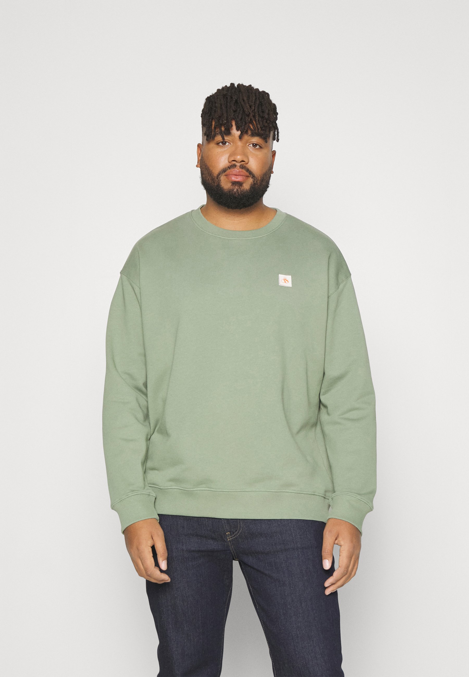 Scotch & Soda SEASONAL ESSENTIALS CLASSIC LOGO BADGE - Sweatshirt - army/green
