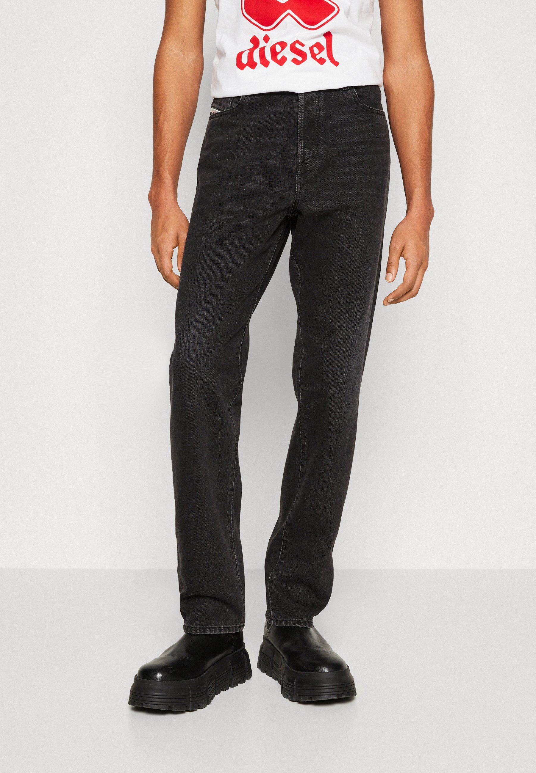 Diesel 1955 - Straight leg jeans - black/gray/black denim