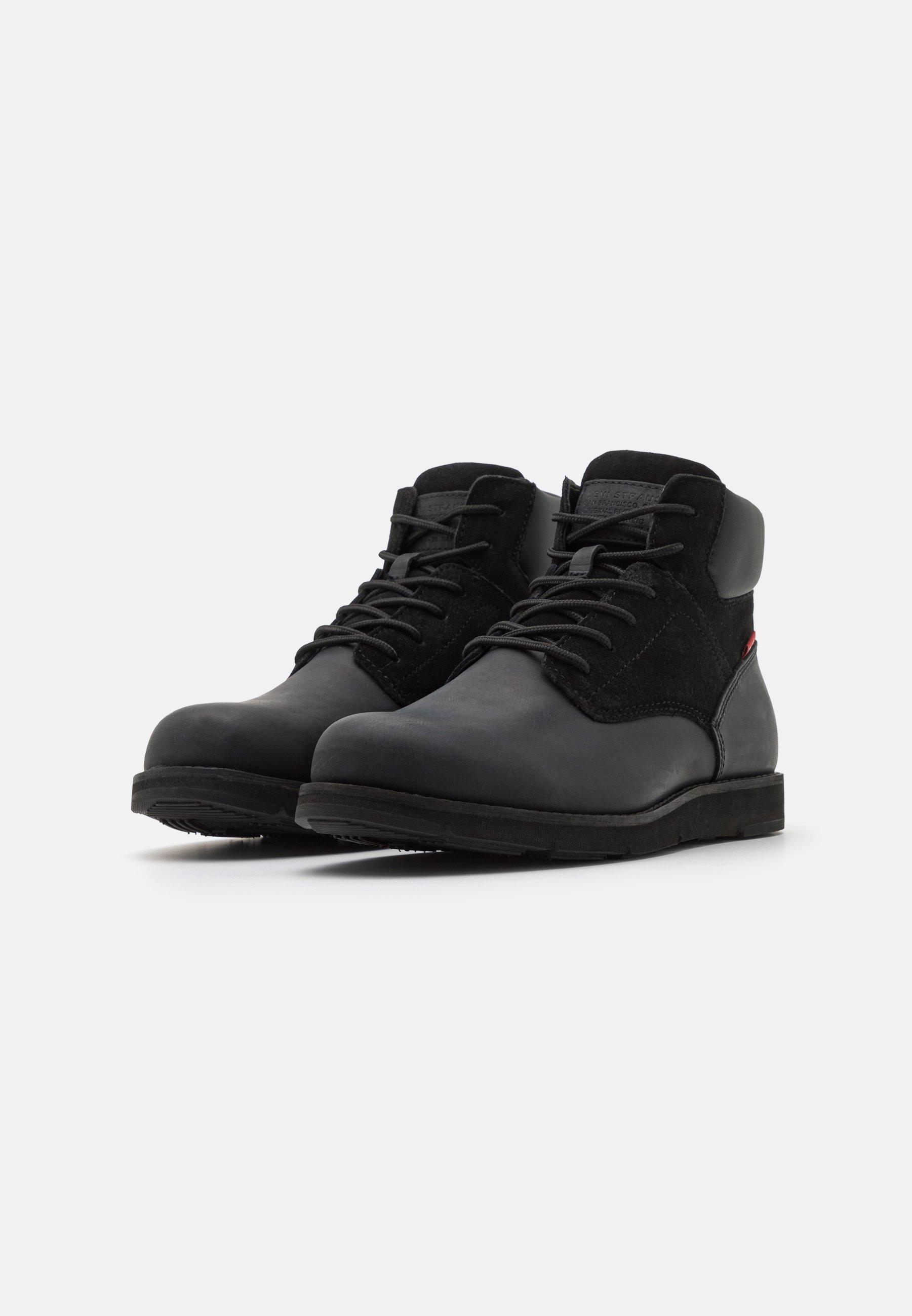 Levi's® JAX PLUS - Lace-up ankle boots - full black/black