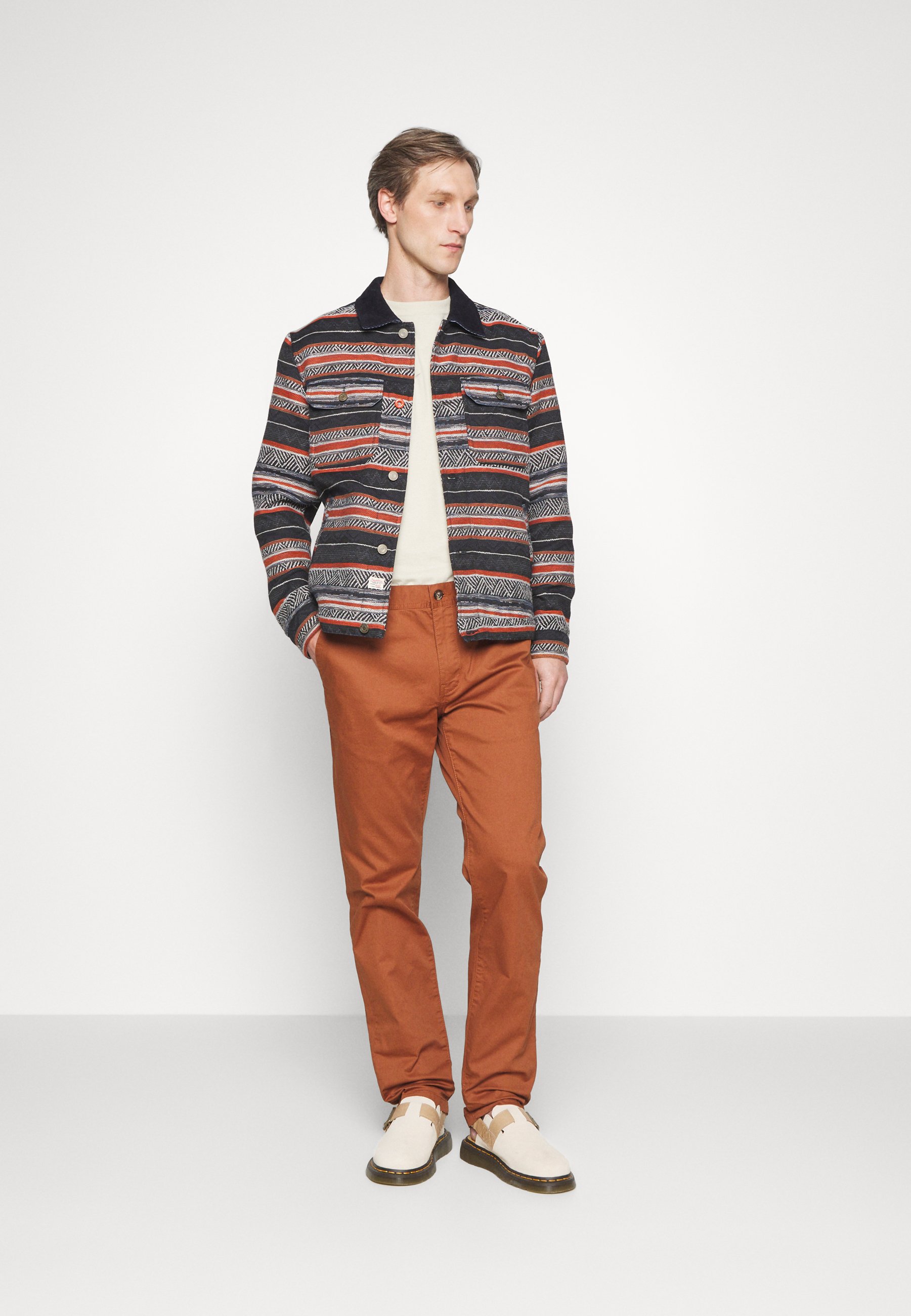 Scotch & Soda Chinos - deep toffee/dark brown