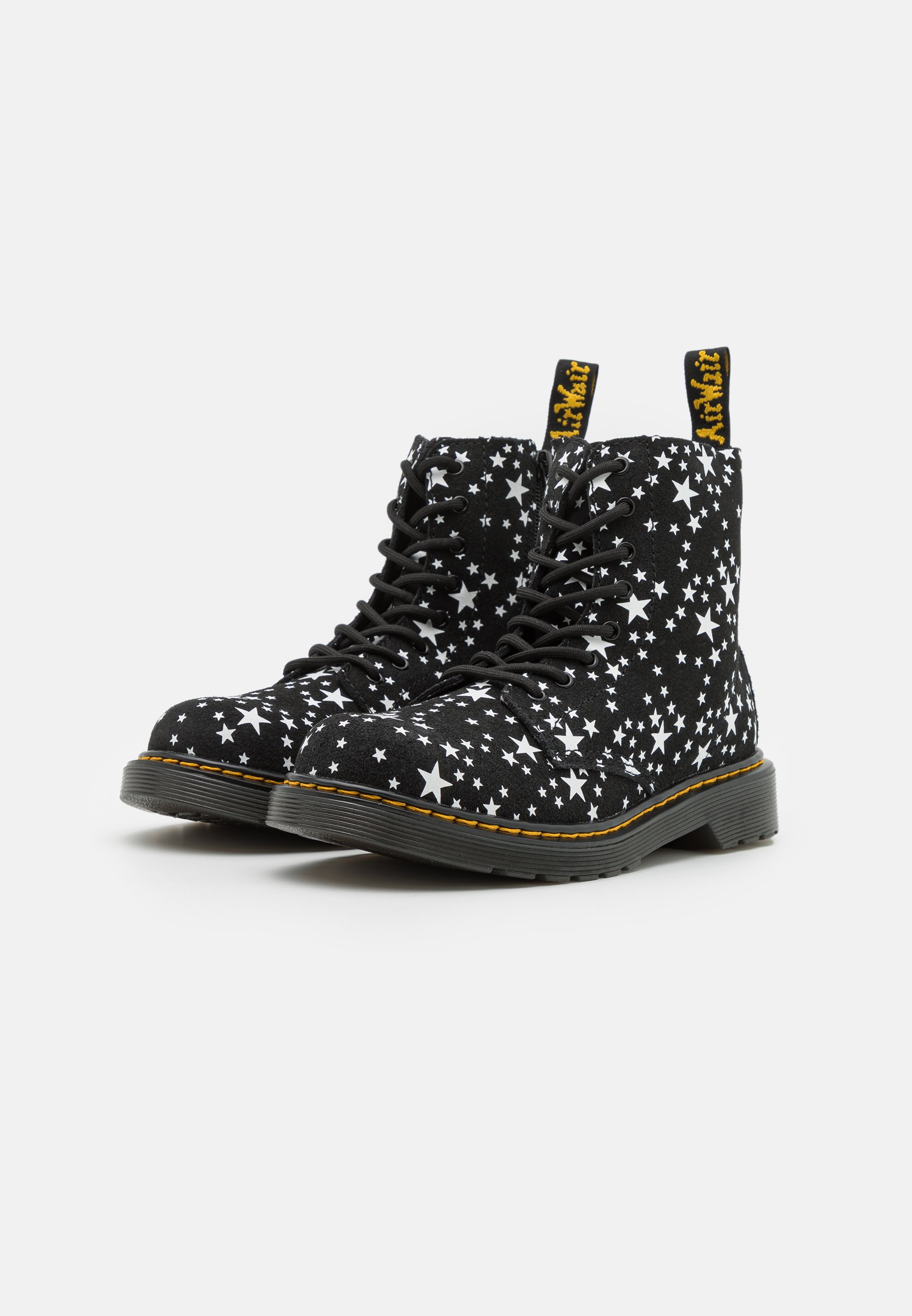 Dr. Martens 1460 PASCAL UNISEX - Lace-up ankle boots - black/white/black