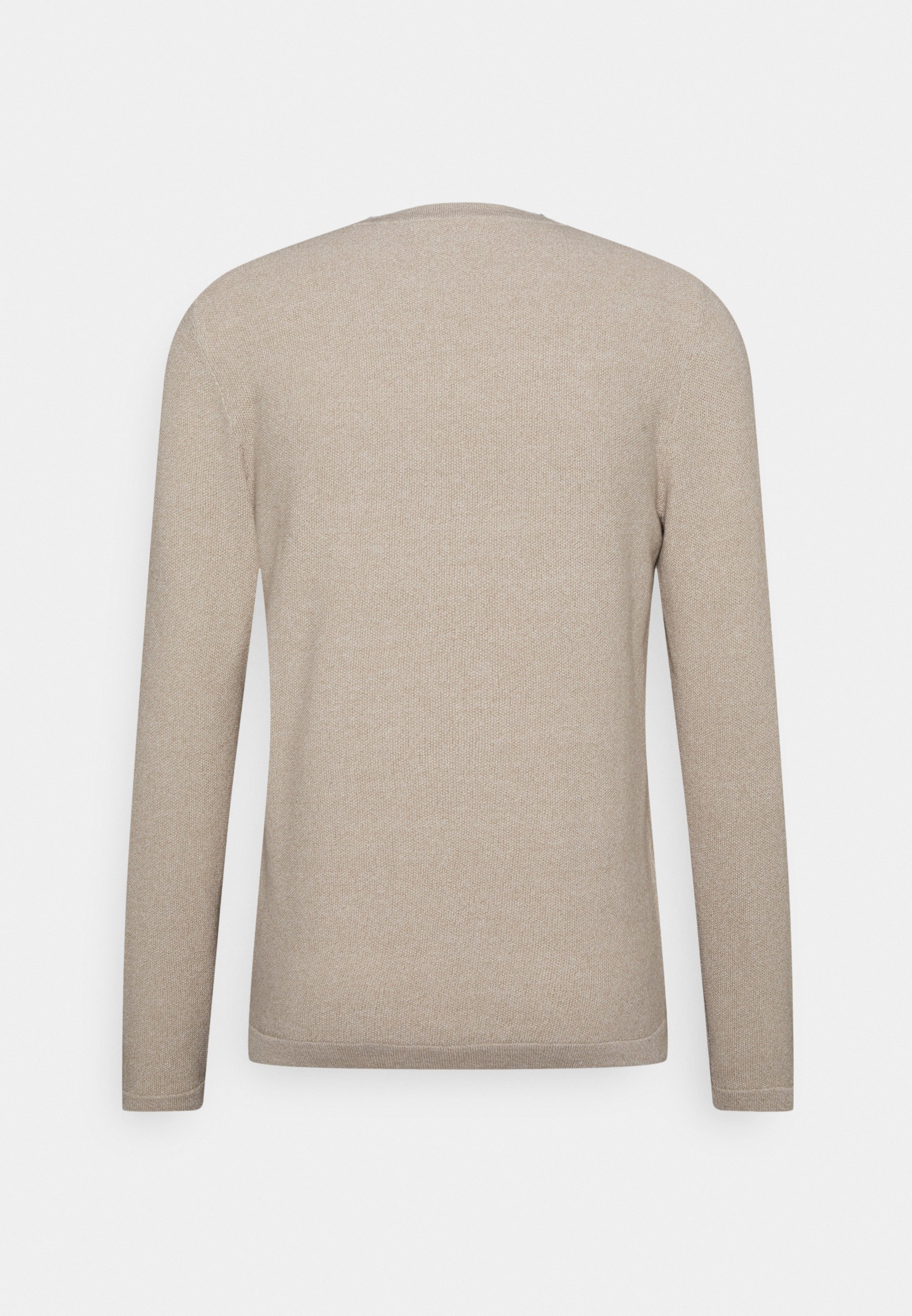 Jack &Jones EGUSTAV CREW NECK NOOS - Jumper - crockery/cloud dancer/grey