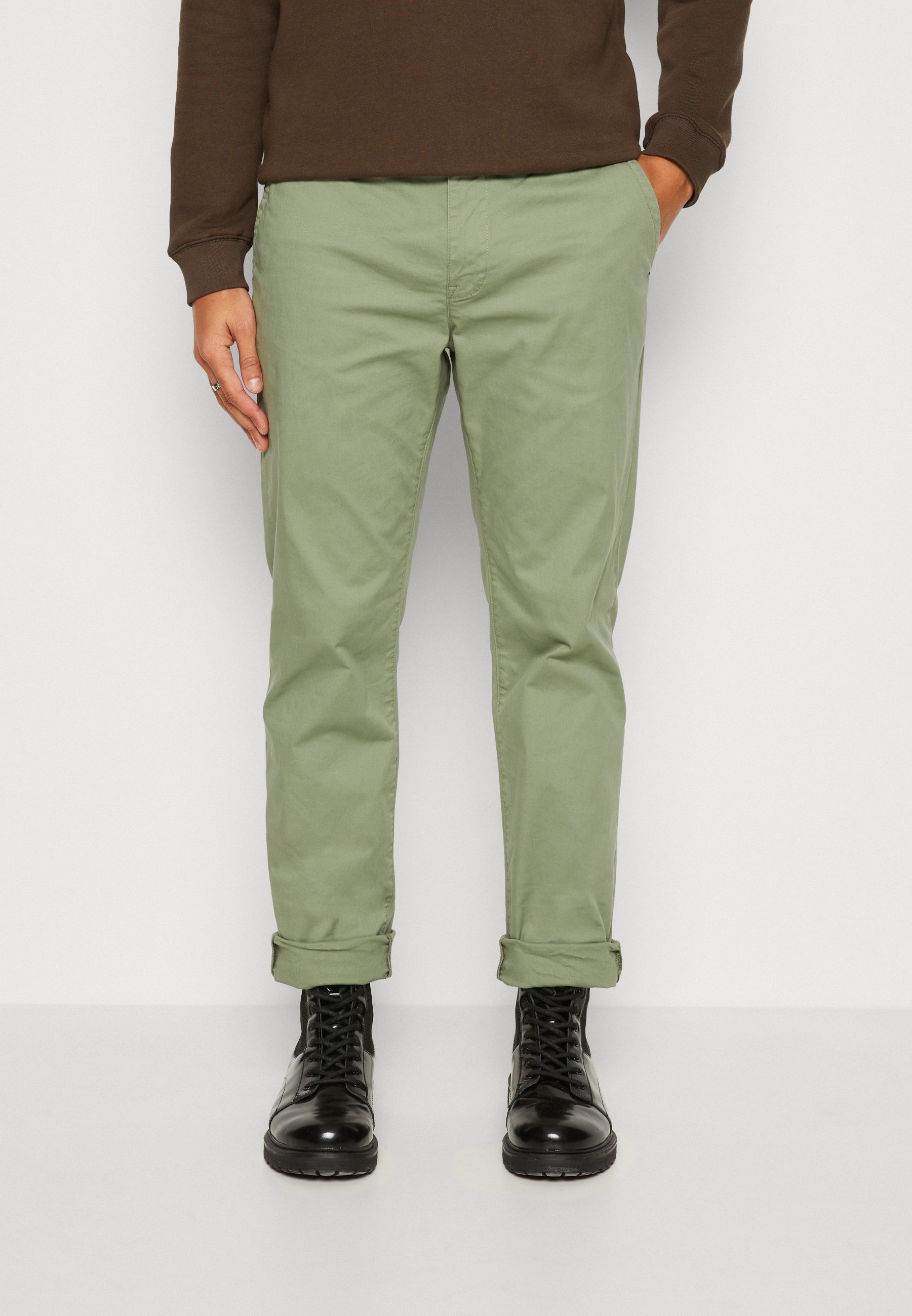 Scotch & Soda REGULAR SLIM STUART - Chinos - army/green