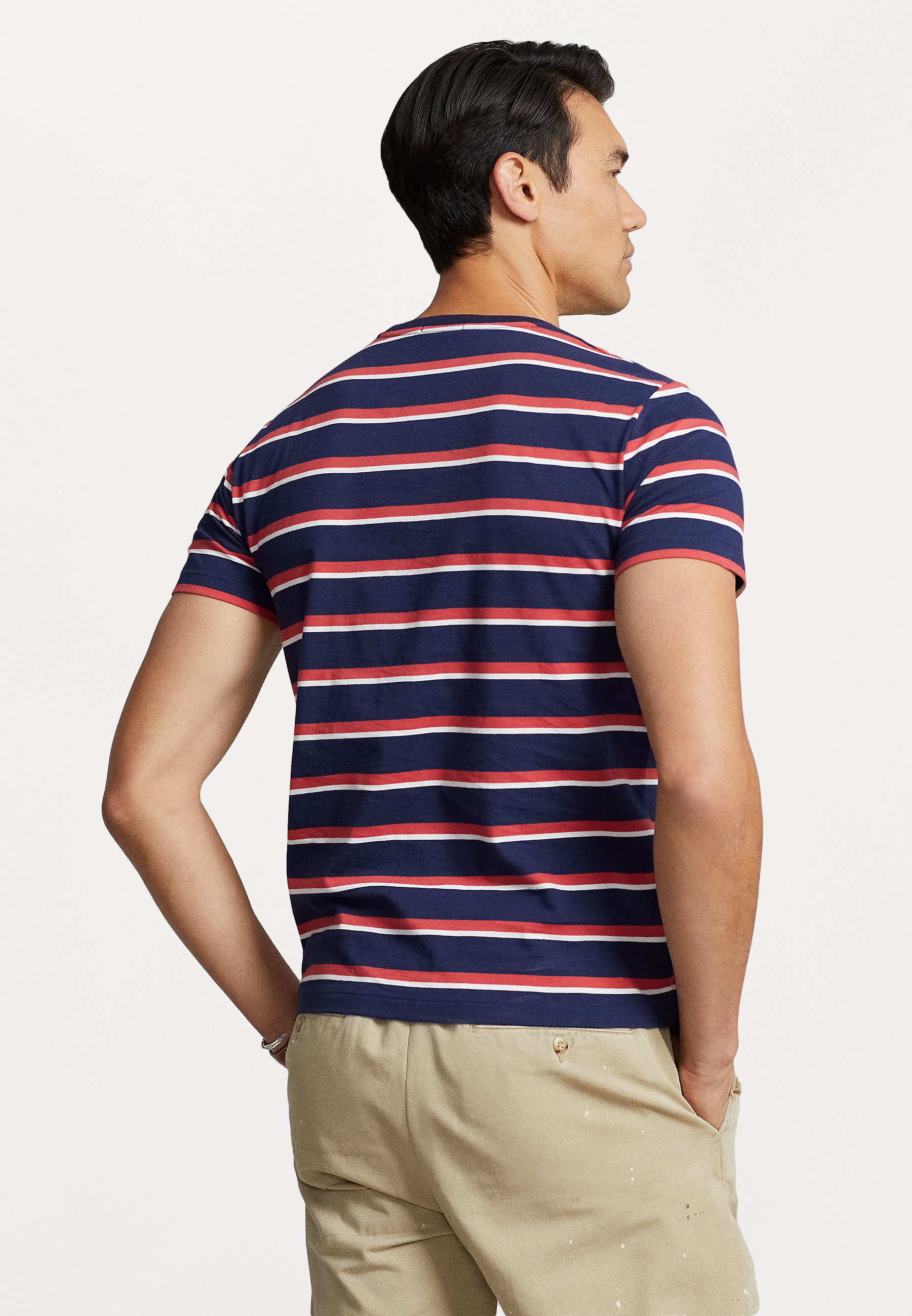Polo Ralph Lauren SHORT SLEEVE - Basic T-shirt - newport navy multi/blue