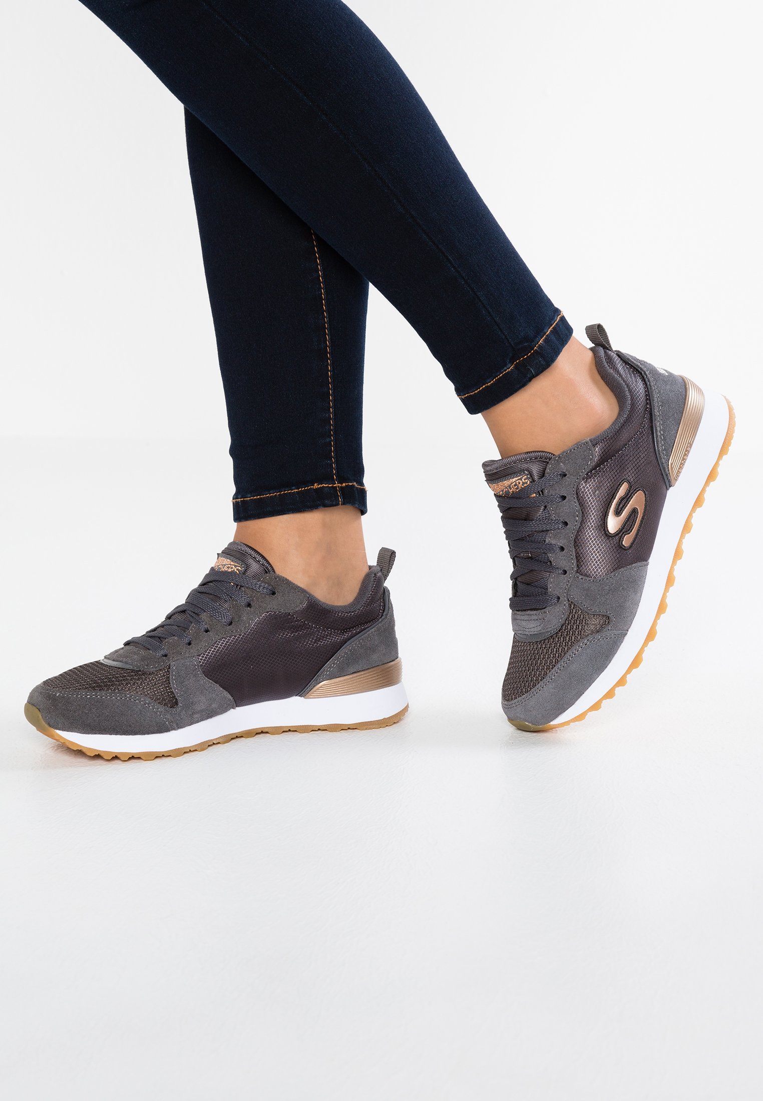 Skechers Trainers - charcoal/rose gold/dark grey