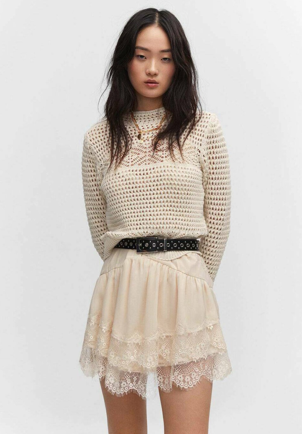 Mango GRANDMA - Jumper - ecru/off-white