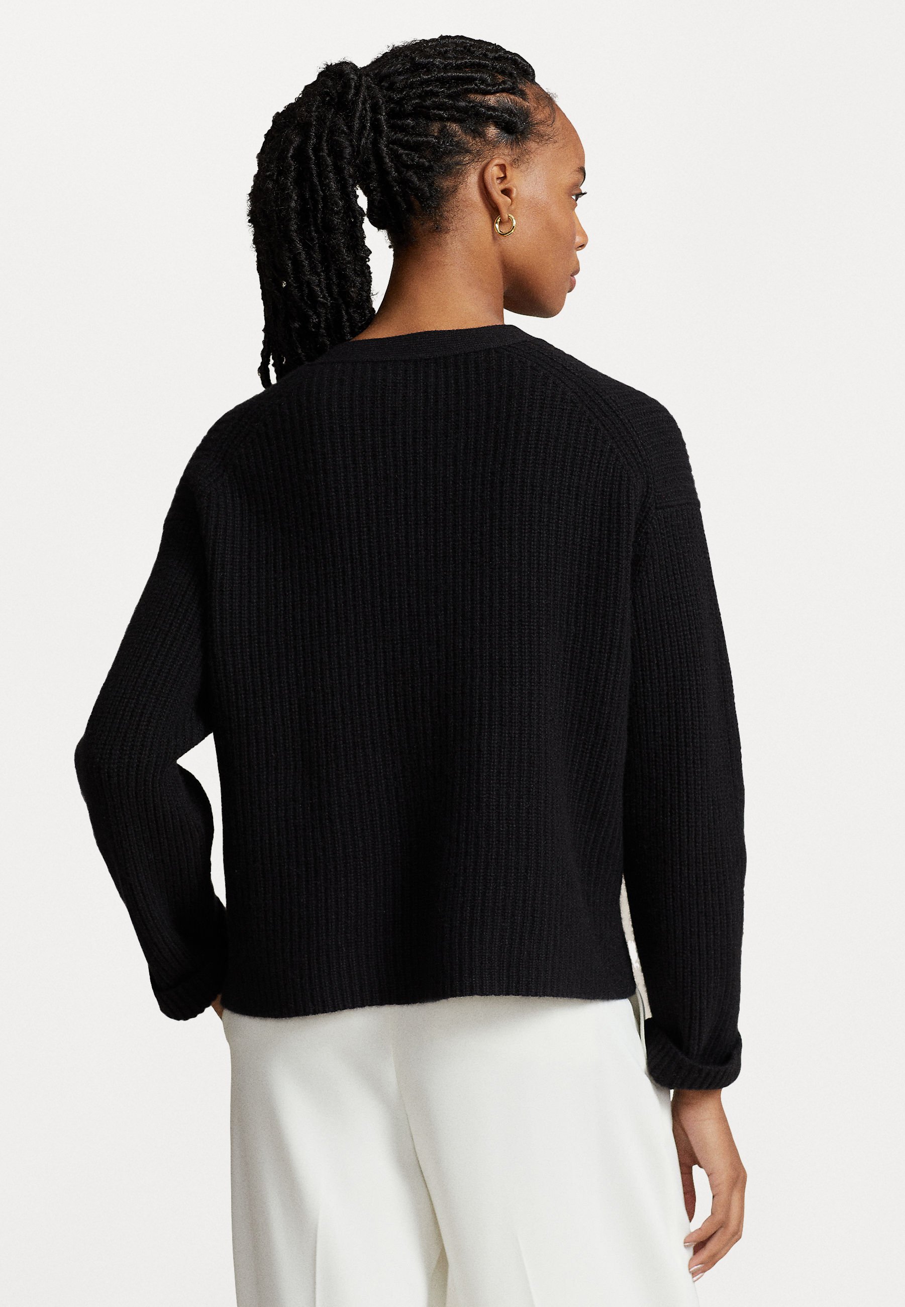 Polo Ralph Lauren LONG SLEEVE - Cardigan - black