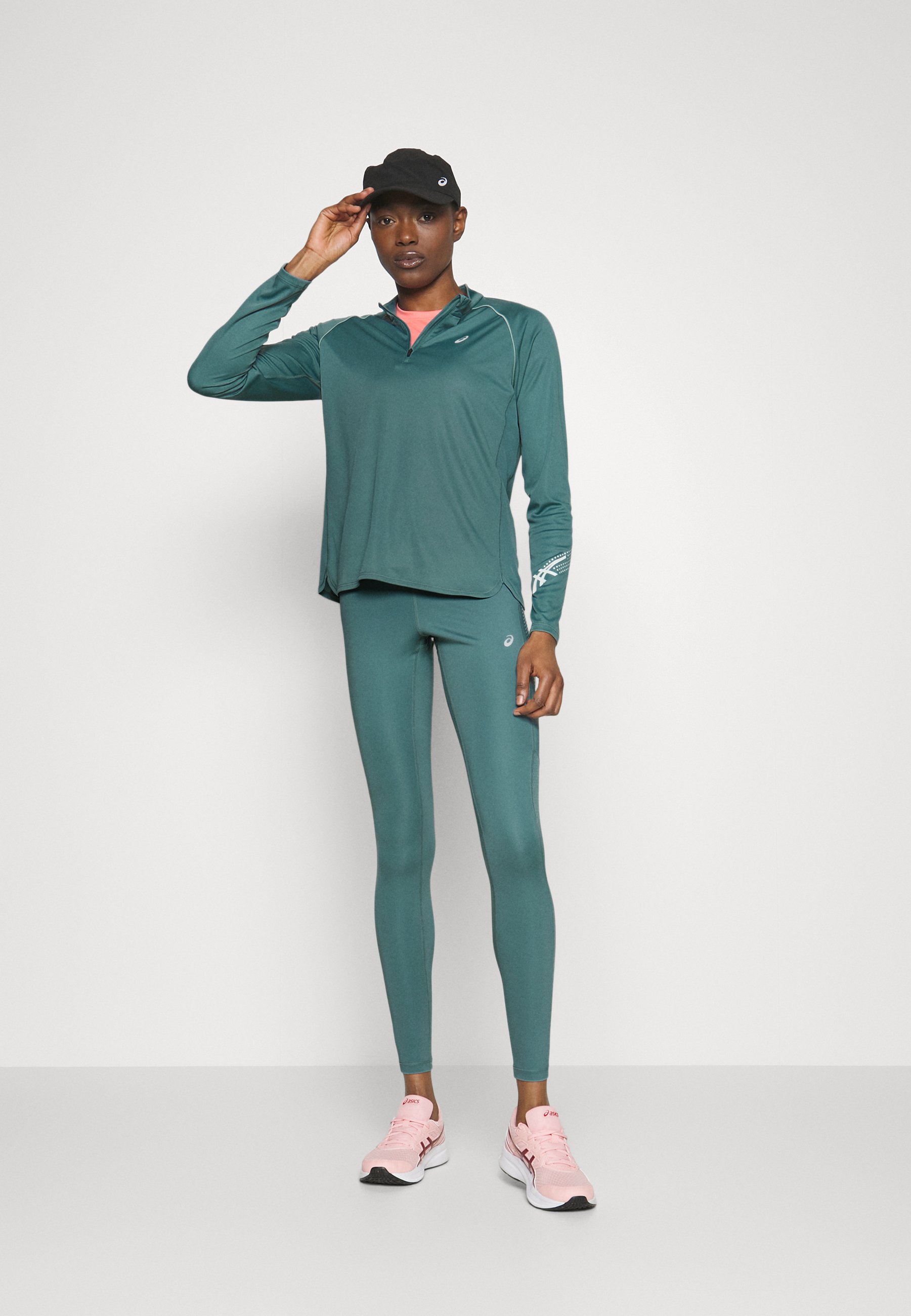 ASICS ICON - Sports T-shirt - foggy teal/blue aqua/teal