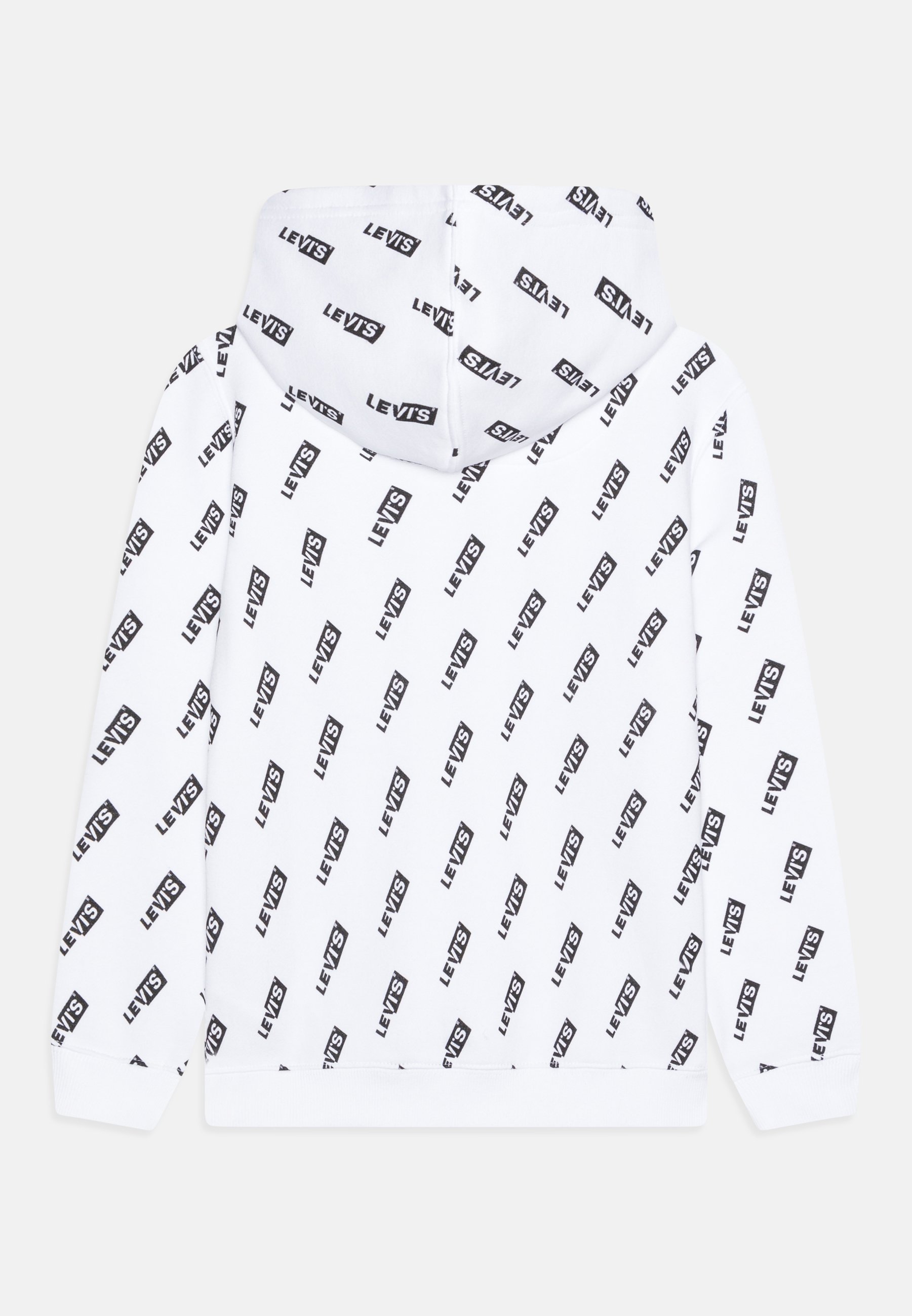 Levi's® SPLIT BOXTAB LOGO PRINT - Hoodie - bright white/white