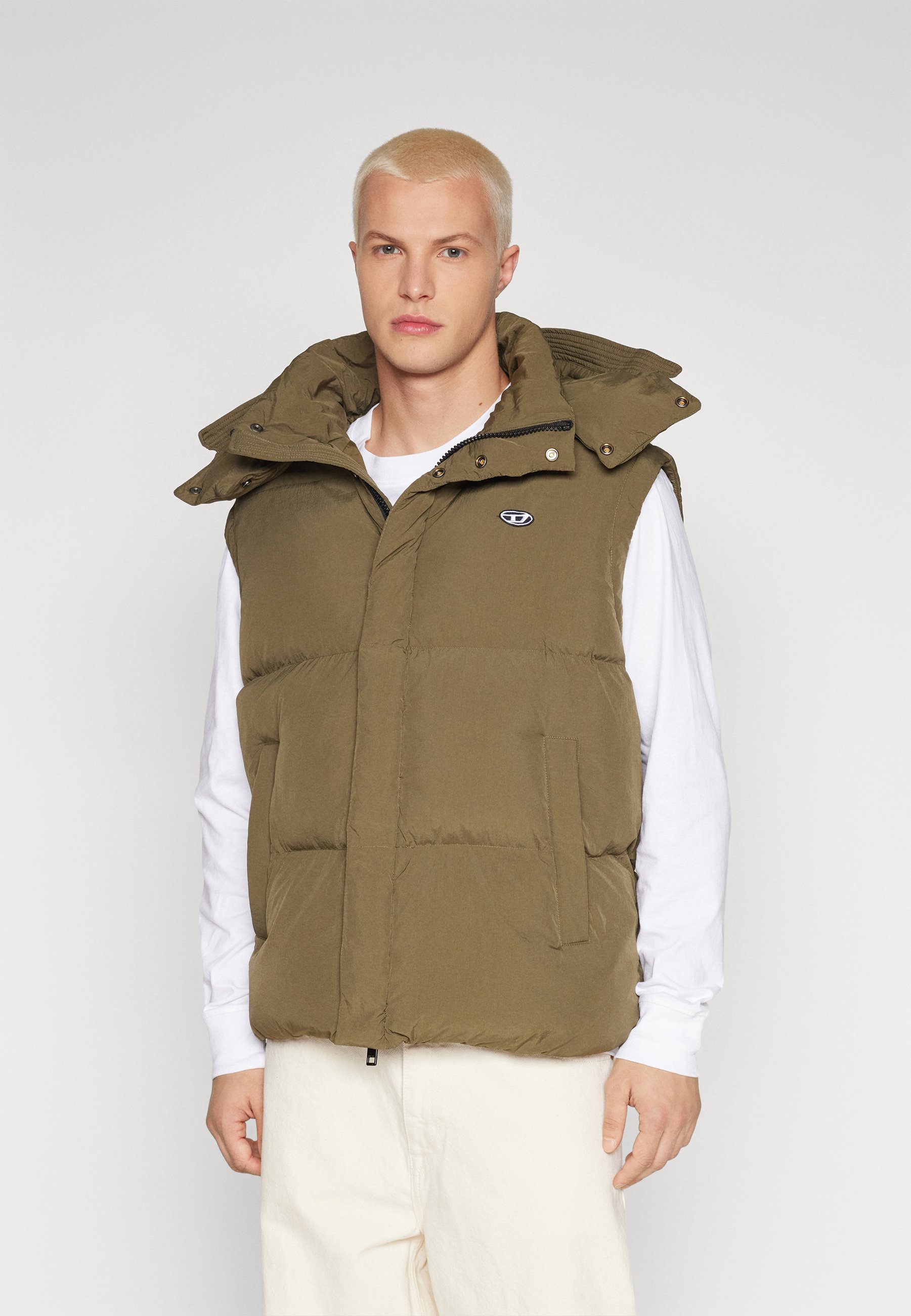 Diesel ROLFYS - Waistcoat - olive