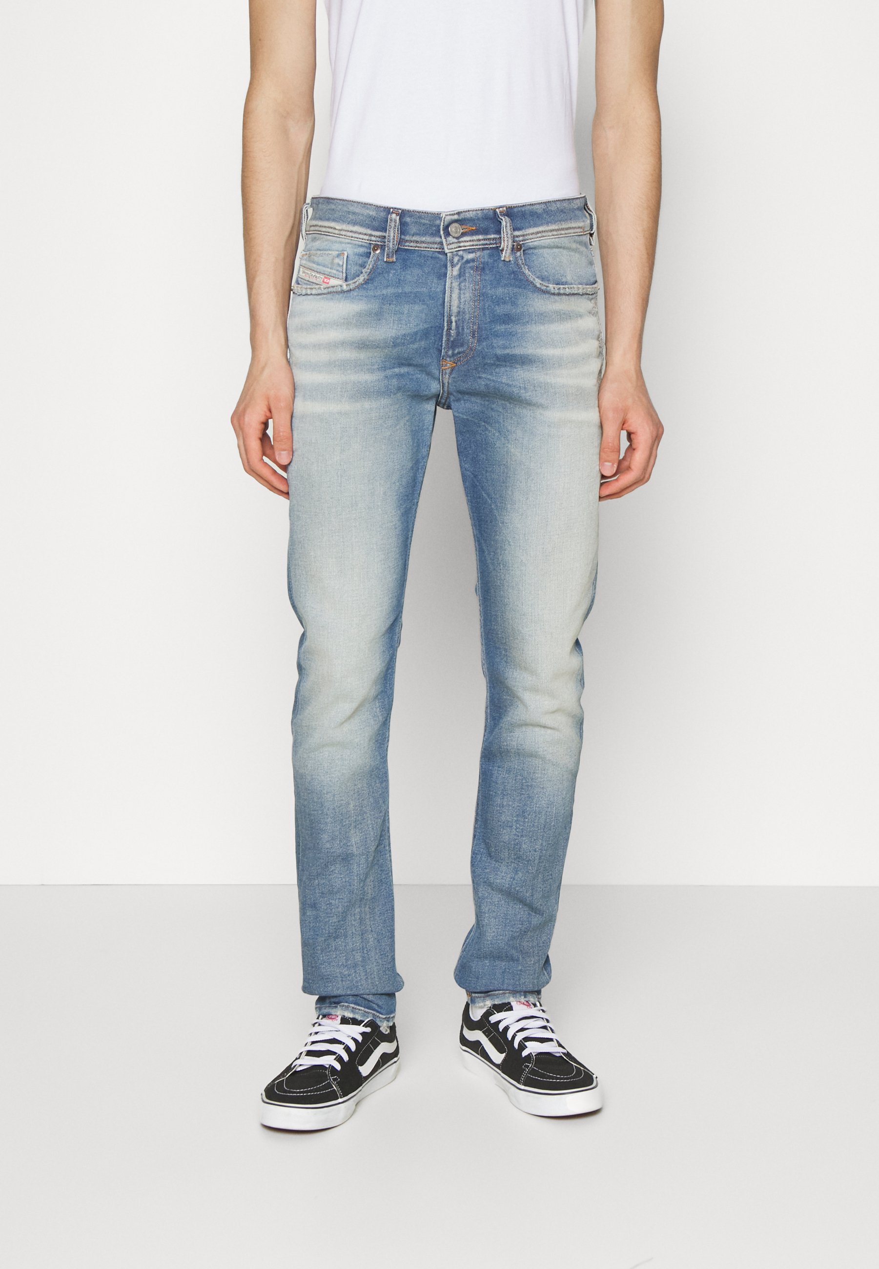 Diesel SLEENKER - Slim fit jeans - 09g2601/light-blue denim