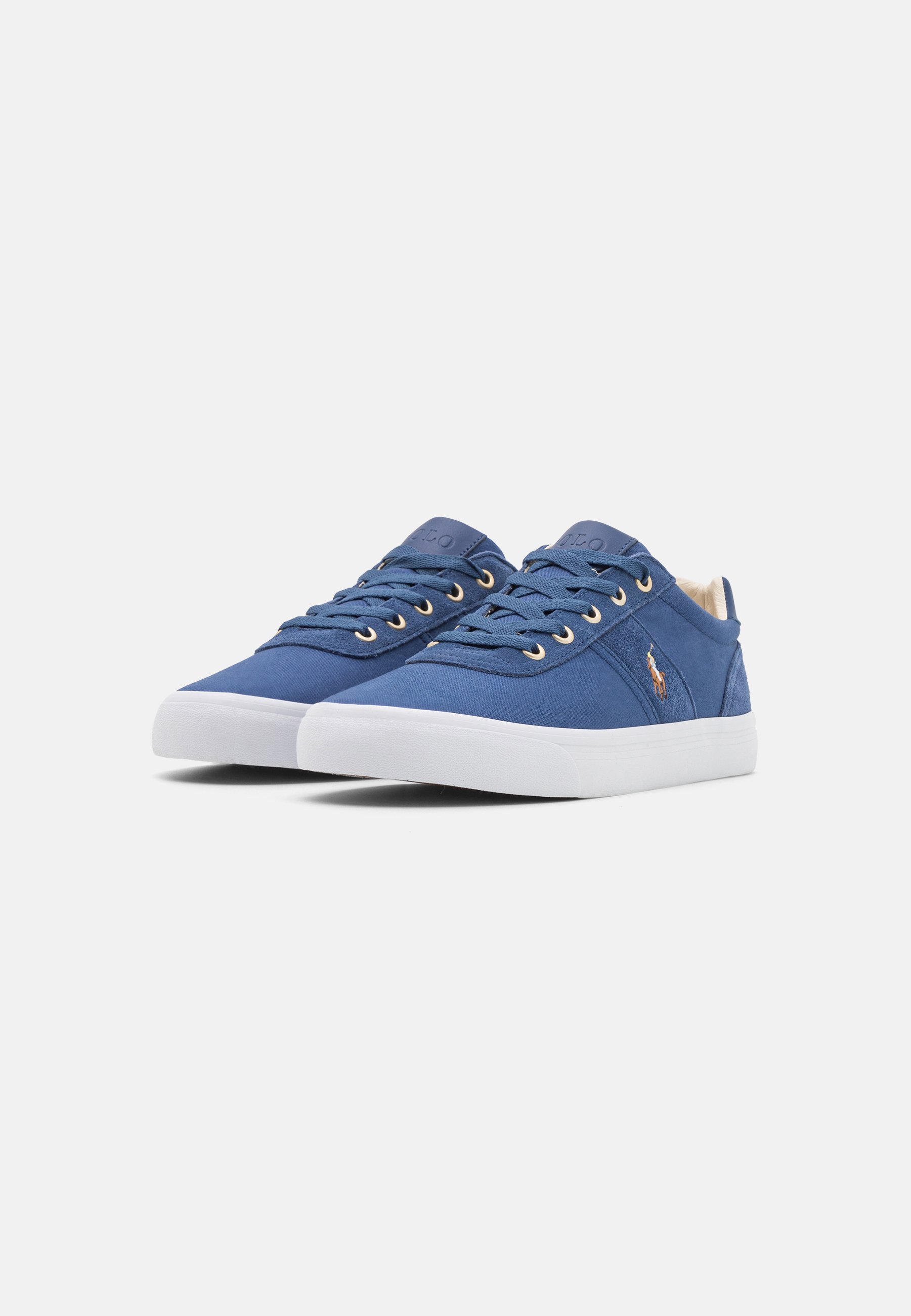 Polo Ralph Lauren HANFORD LACE UNISEX - Trainers - light navy/multi-coloured/blue