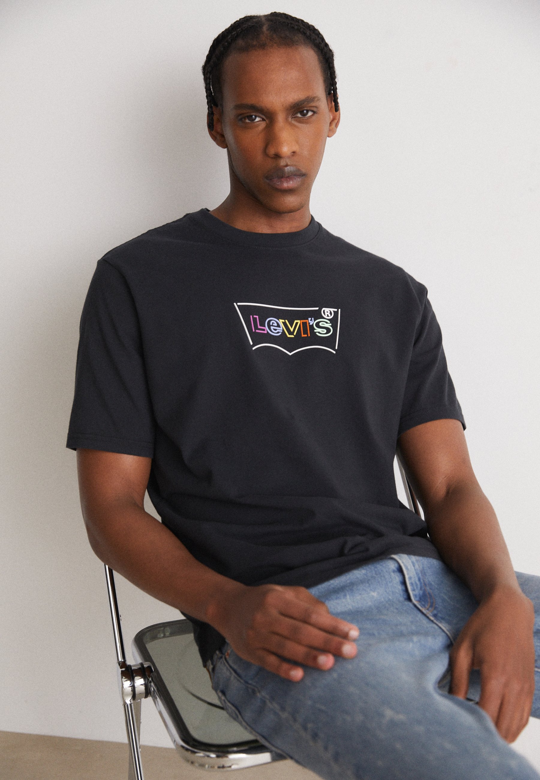 Levi's® Print T-shirt - caviar/black