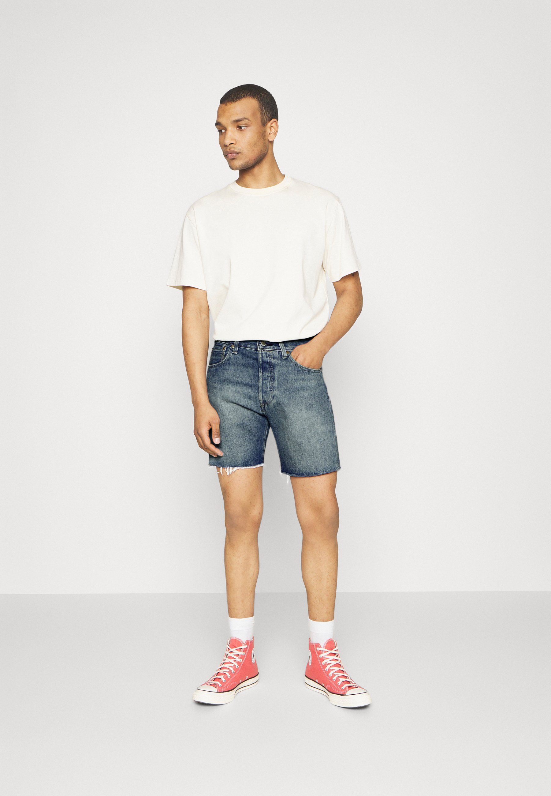 Levi's® 501® '93 SHORTS - Denim shorts - blue denim/blue/blue denim