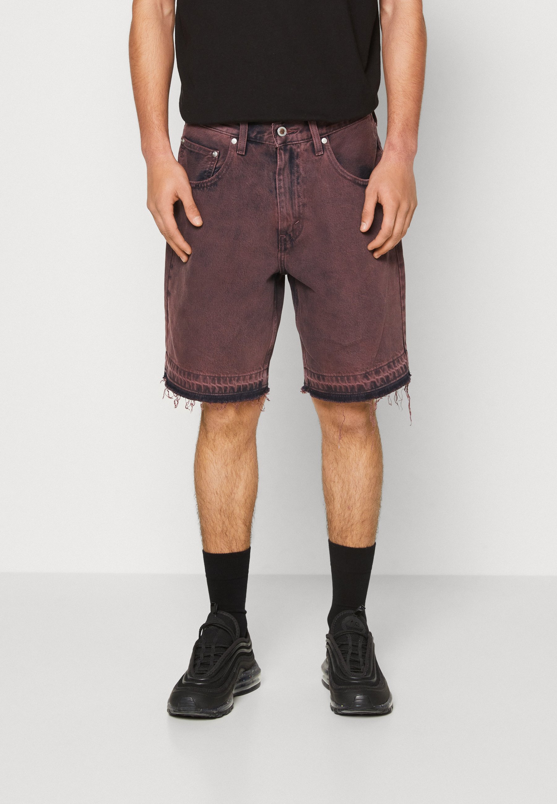 Levi's® SILVERTAB LOOSE SHORT - Denim shorts - bordeaux