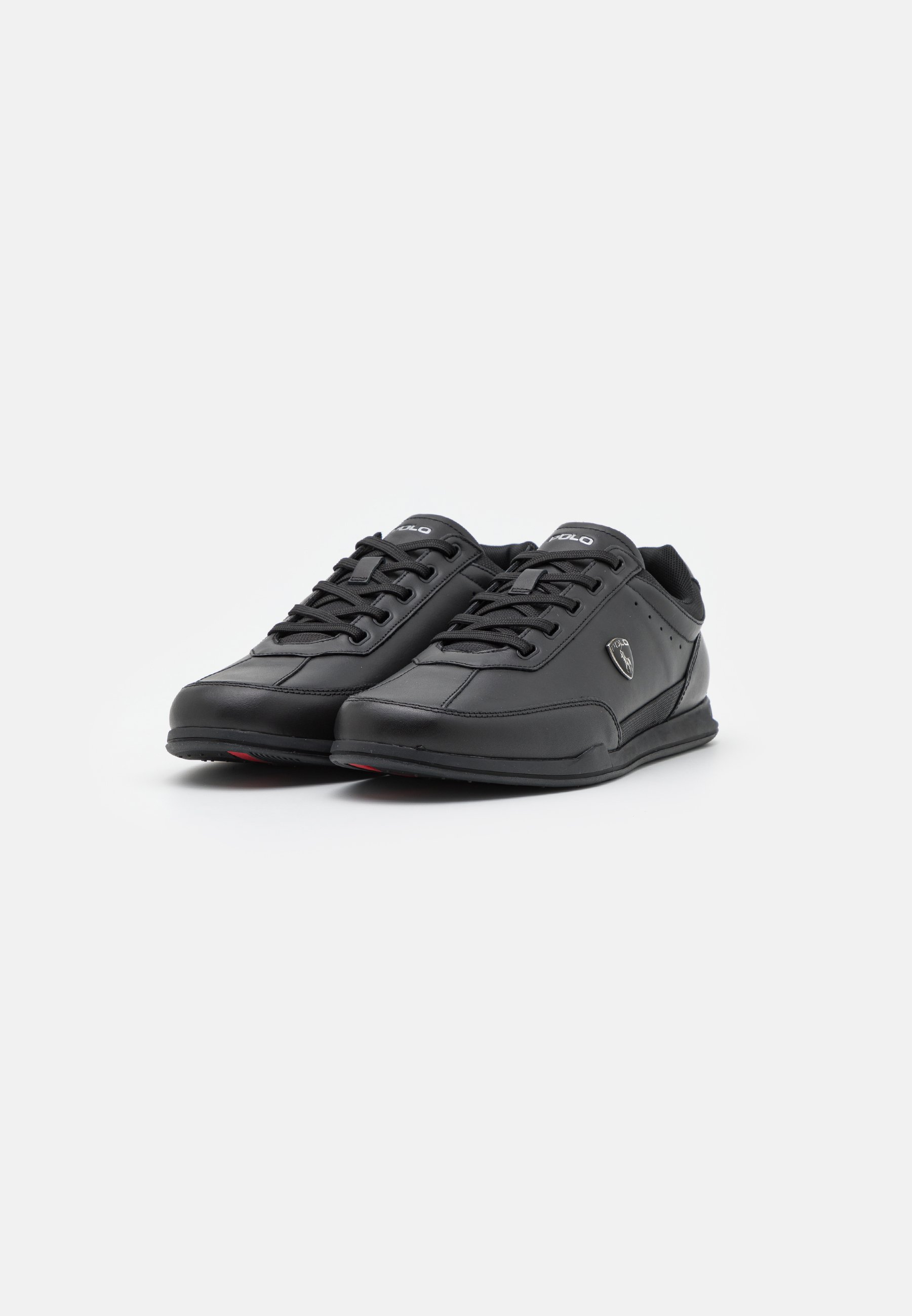 Polo Ralph Lauren IRVINE LEATHER TRAINER - Trainers - black