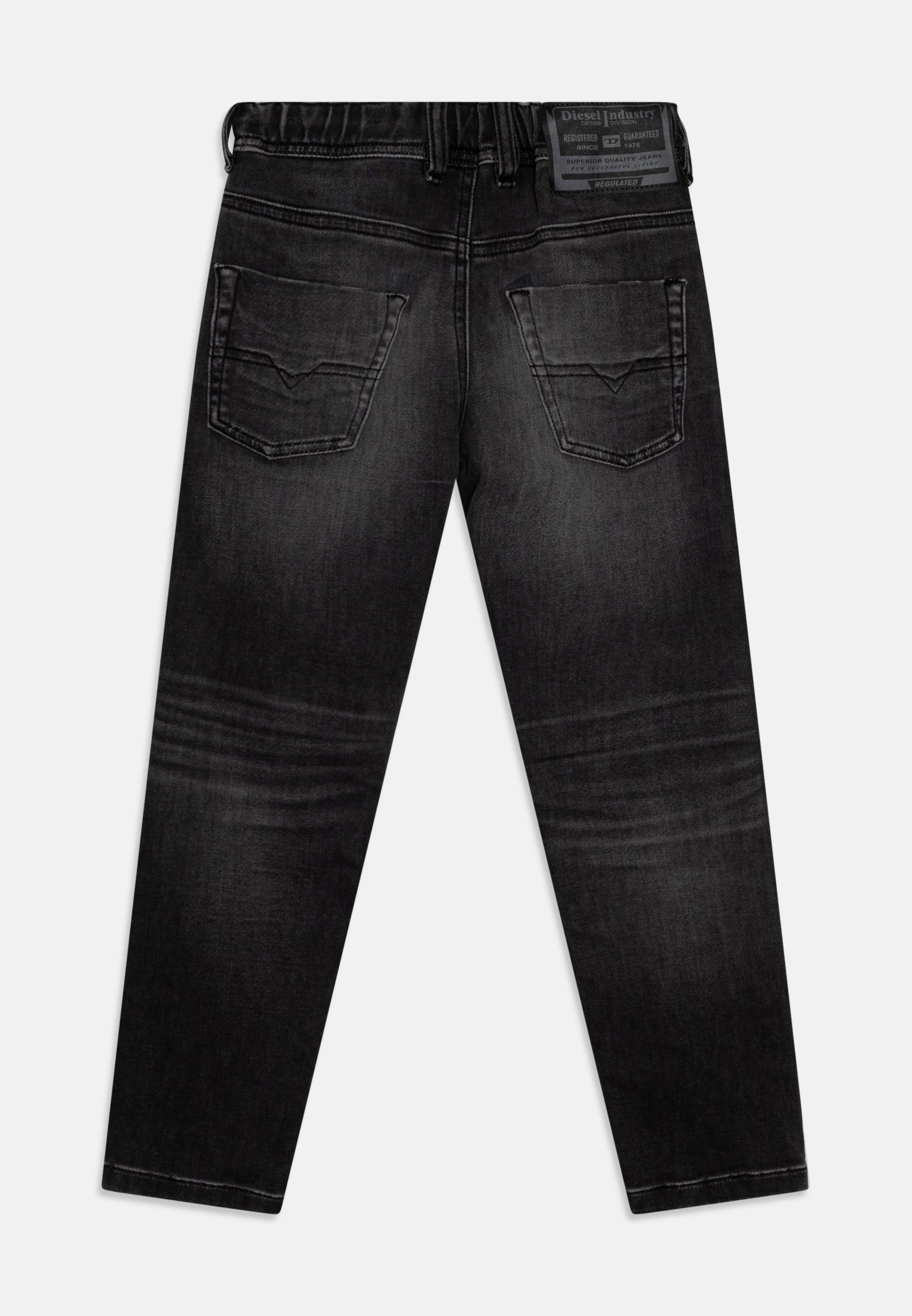 Diesel KROOLEY-NE-J JJJ UNISEX - Slim fit jeans - denim nero/black denim